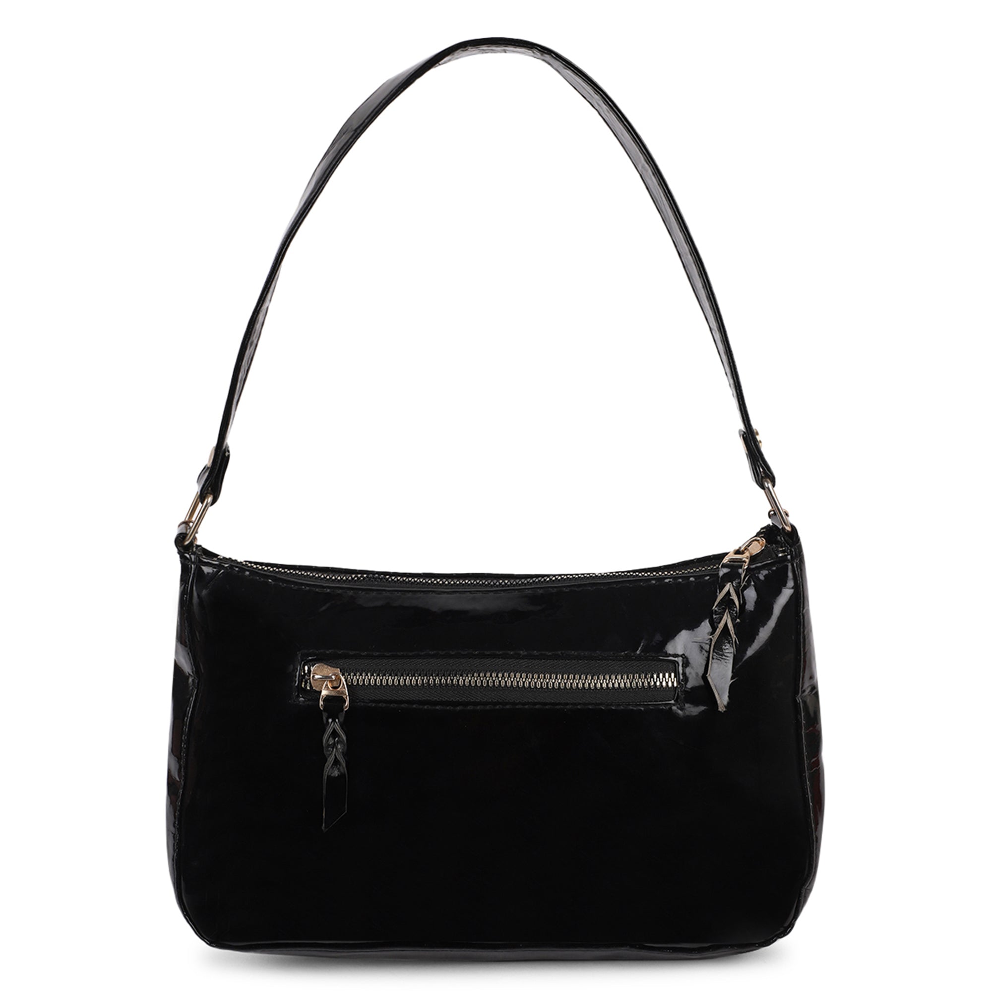 TMN - Women Black Vegan Leather Sling Bag