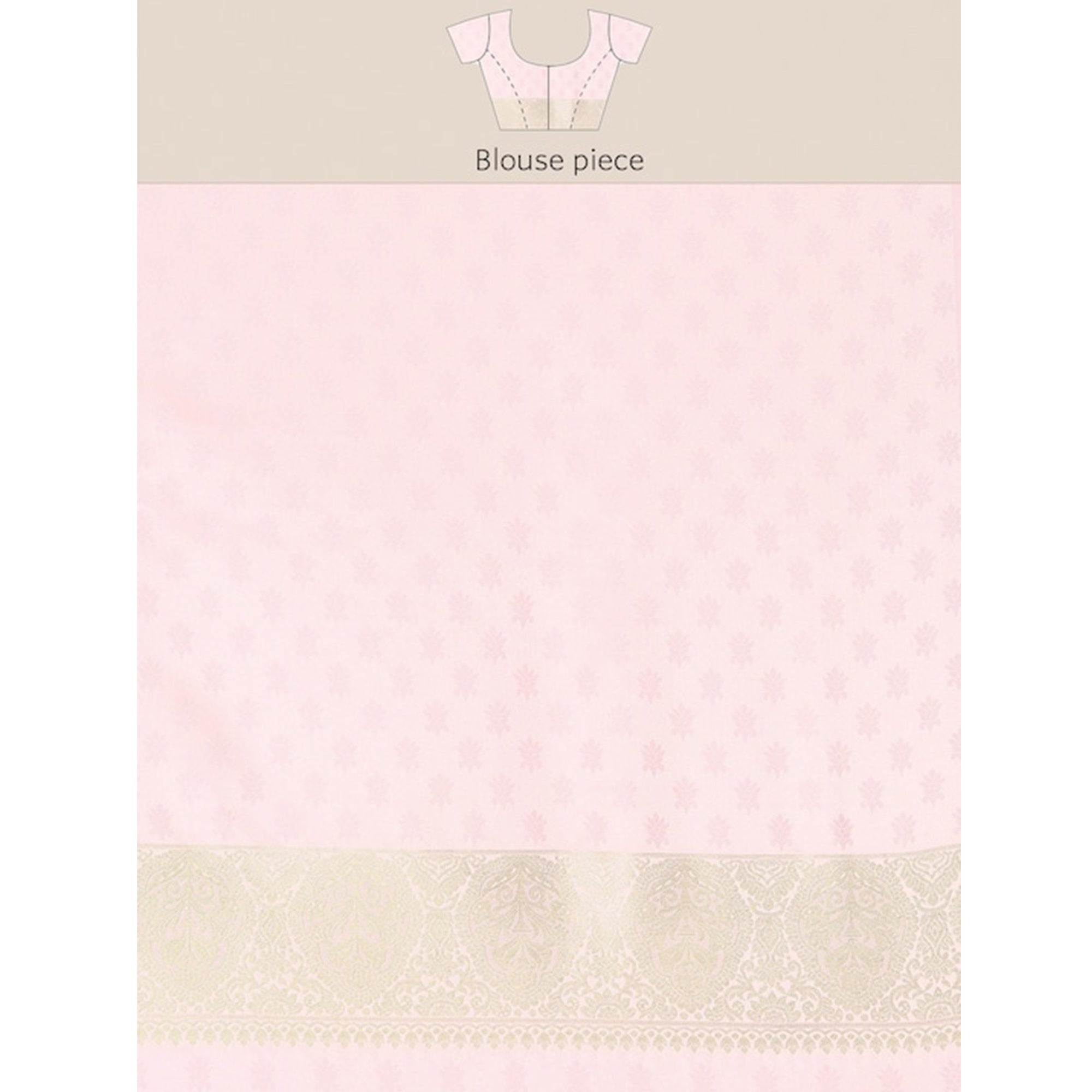 Pink Woven Kanjivaram Silk Saree WithTassels