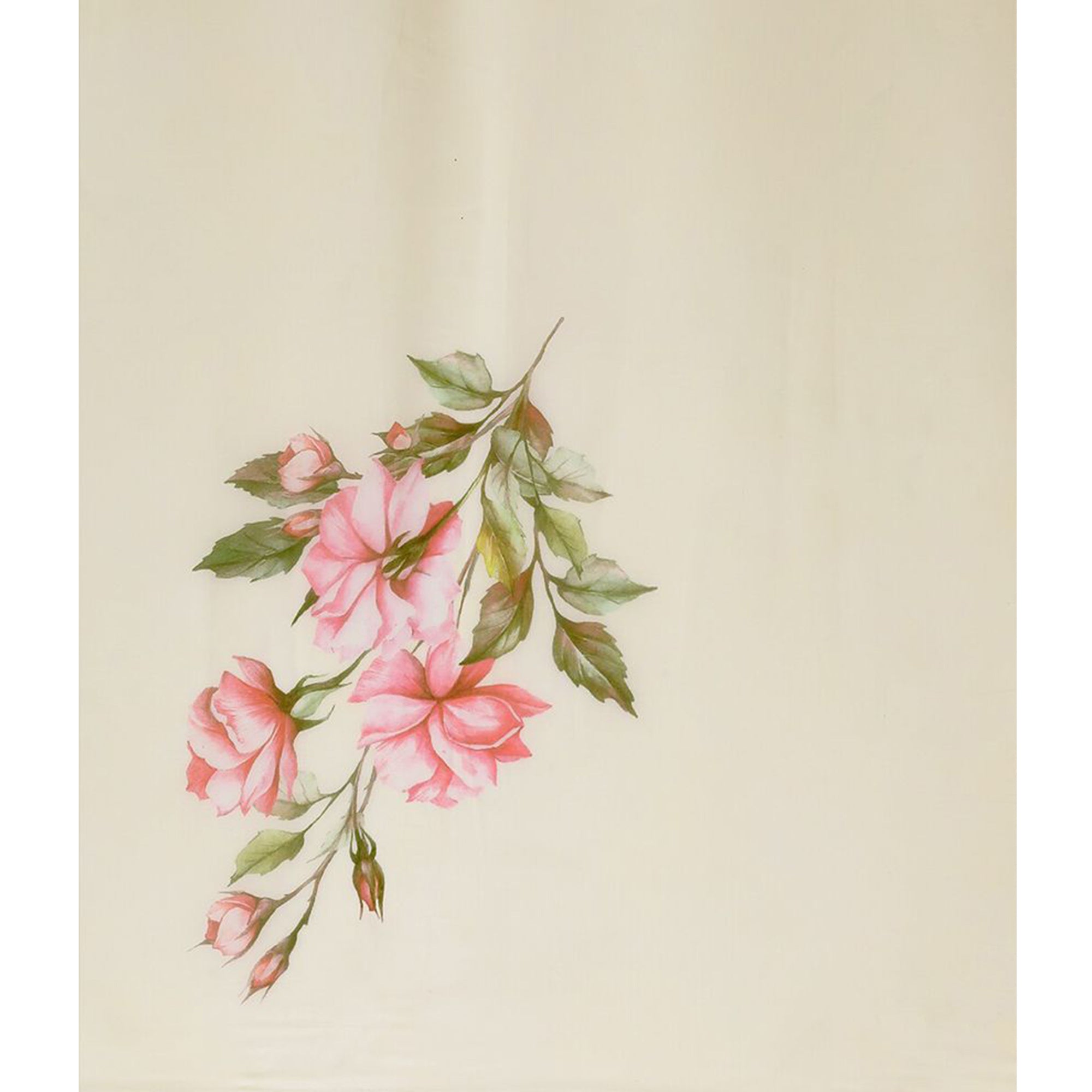 Offwhite Floral Digital Printed Georgette Saree