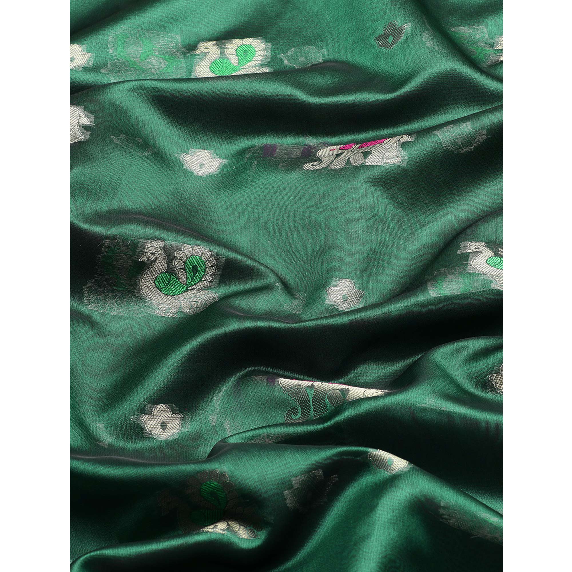 Rama Woven Organza Saree