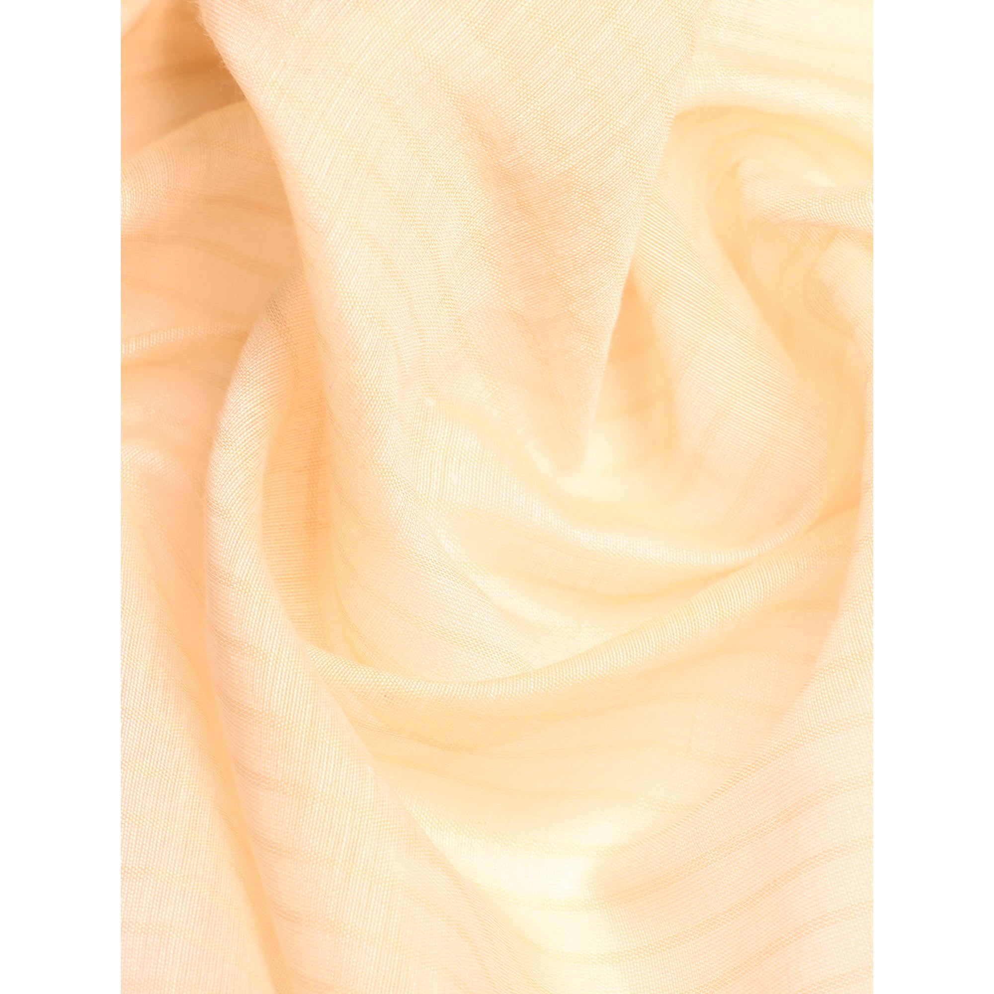 Beige Woven Zari Cotton Silk Saree