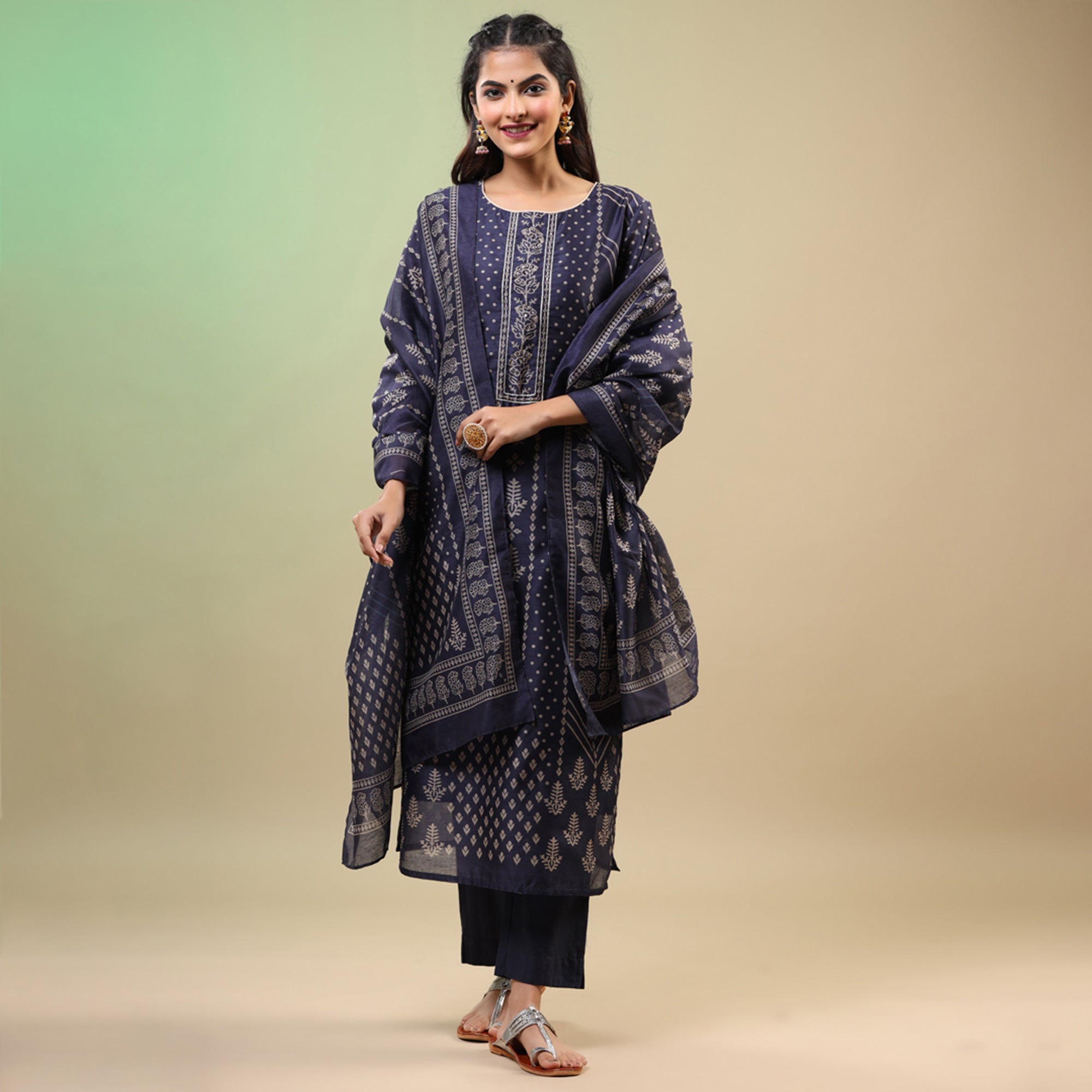 AARD-SHIVANI-1454-BLUE