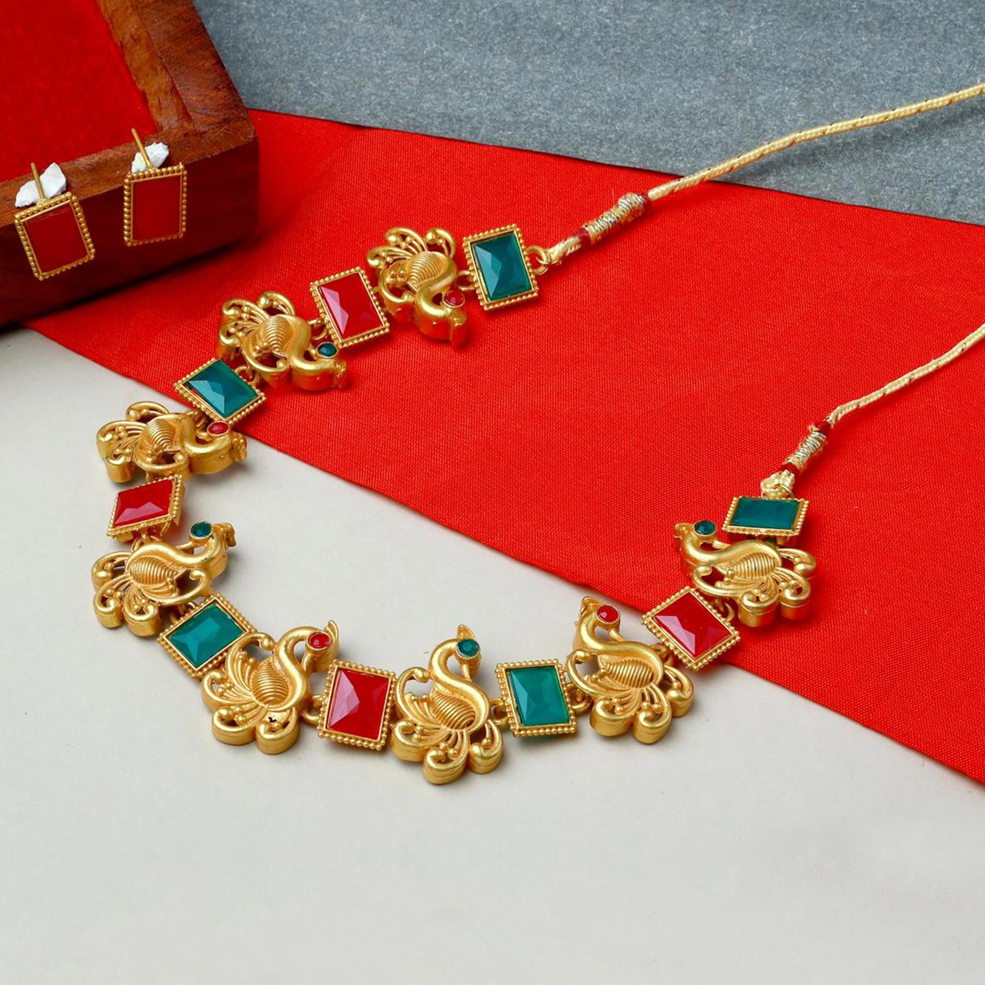 Gold Plated Alloy Choker Set