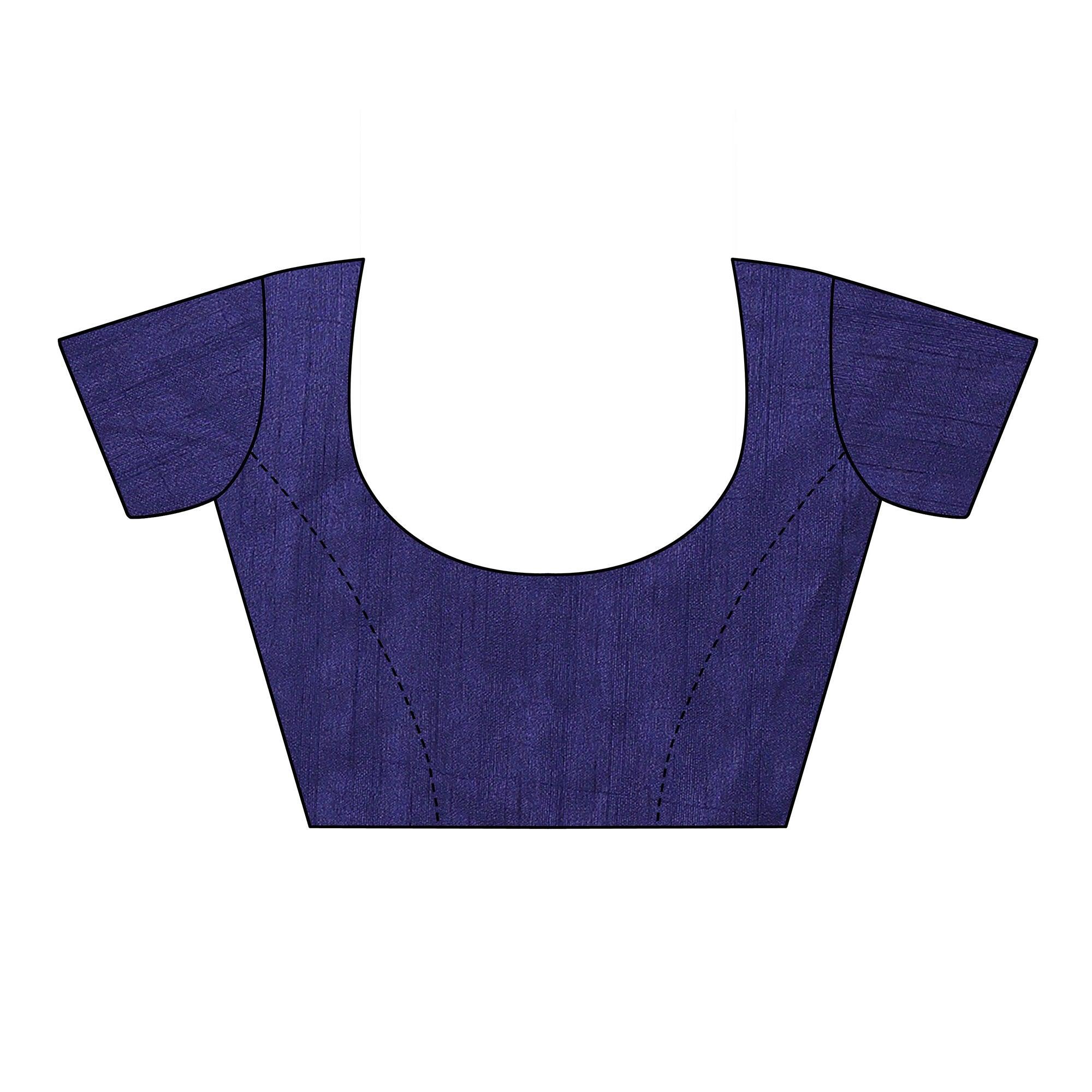 Green Casual Wear Embroidered Chanderi Silk Saree - Peachmode