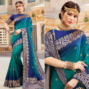 Morpich Woven Woven Art Silk Saree - Peachmode