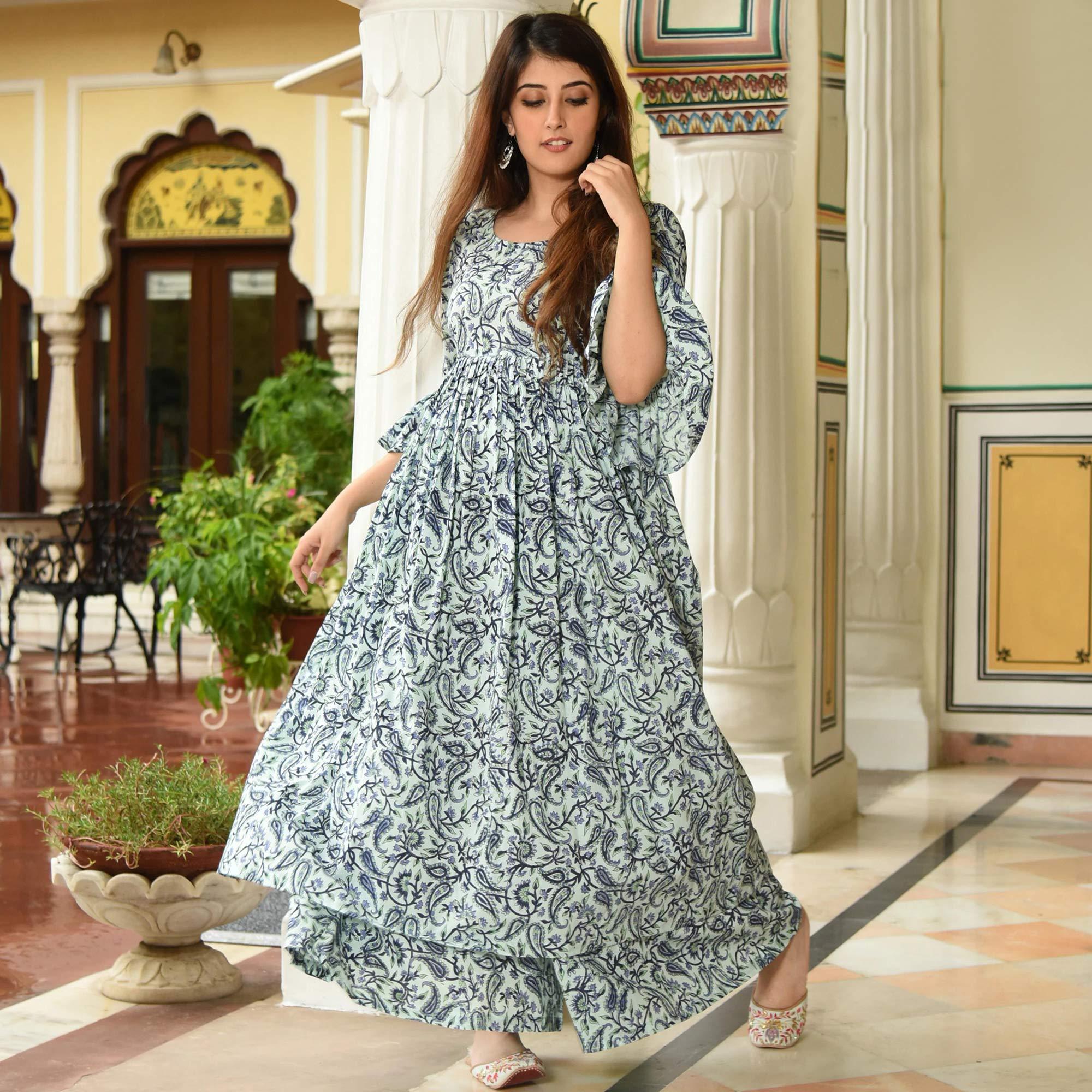 Frock kurti top with palazzo