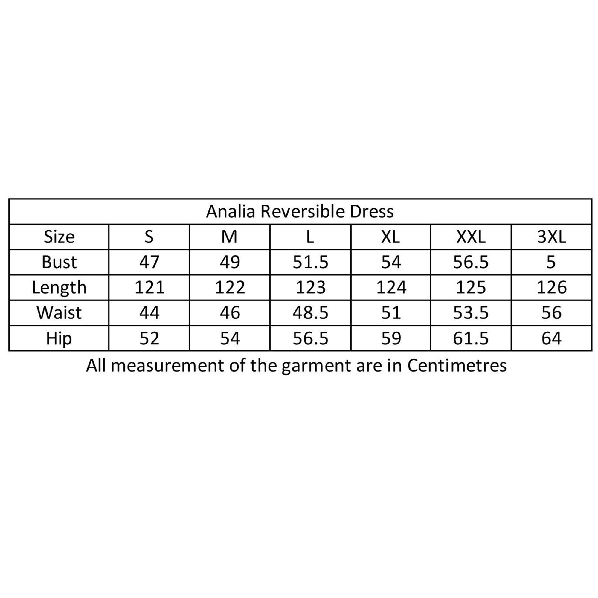 TSM - Red Printed Georgette Reversible Dress - Peachmode