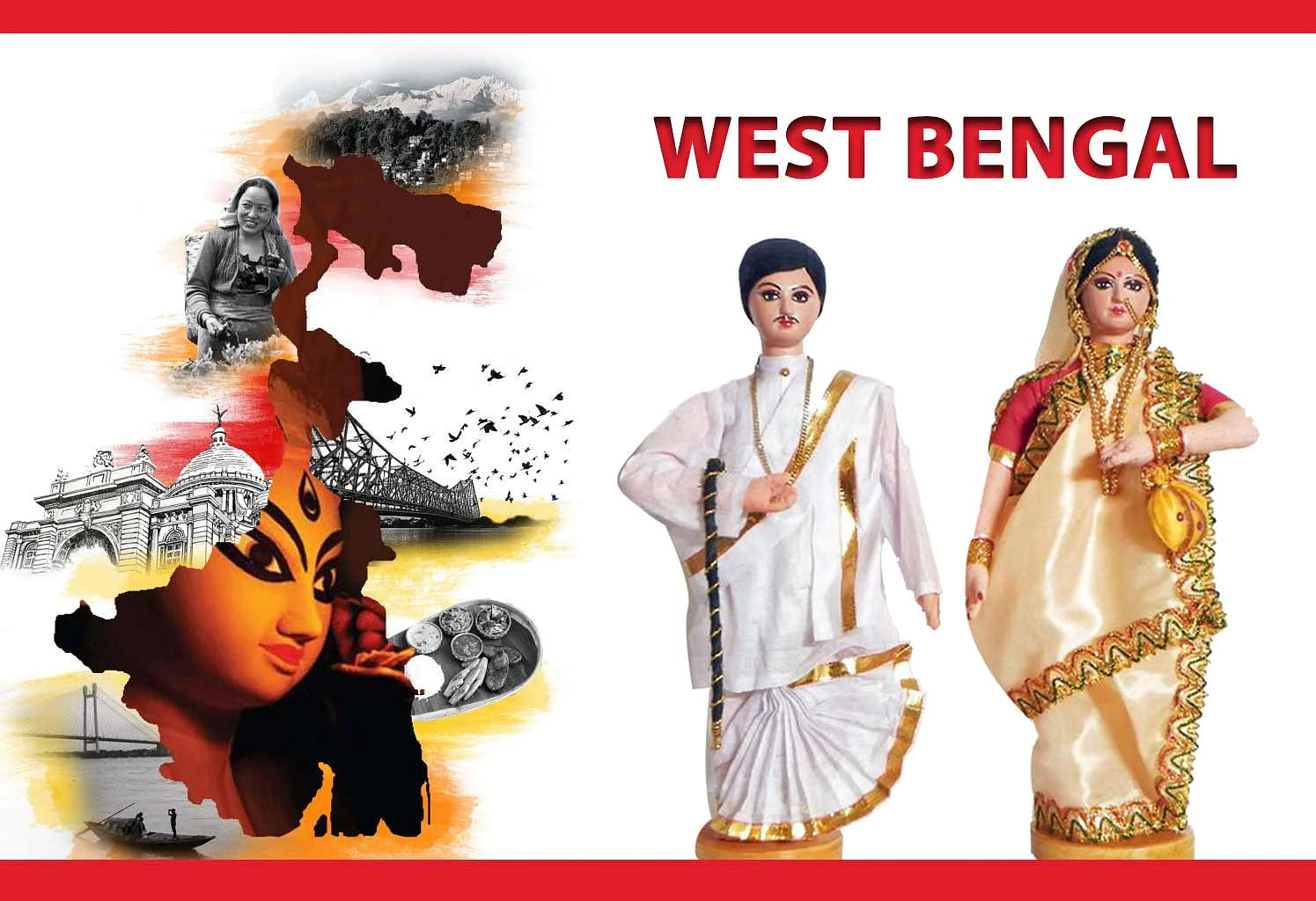 STATE COSTUME:  WEST BENGAL - Peachmode