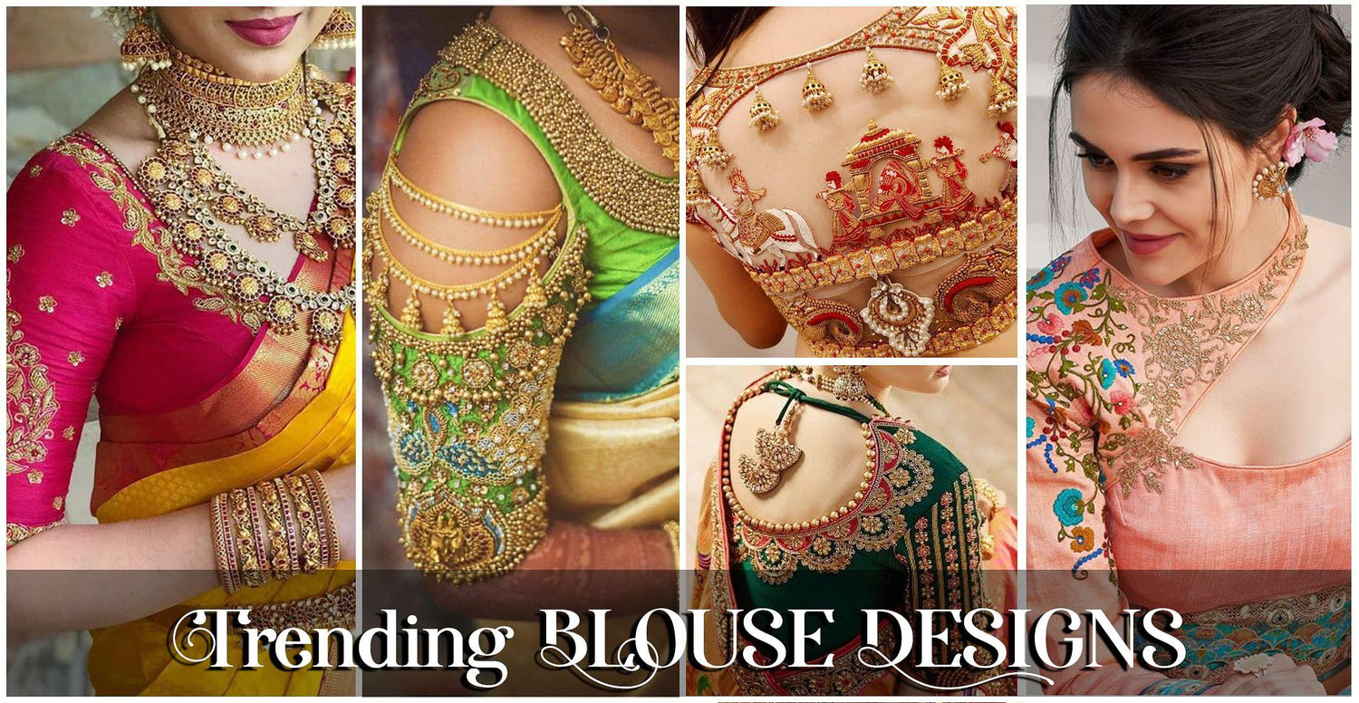 BLOUSE DESIGNS TO PAIR WITH SILK SAREES