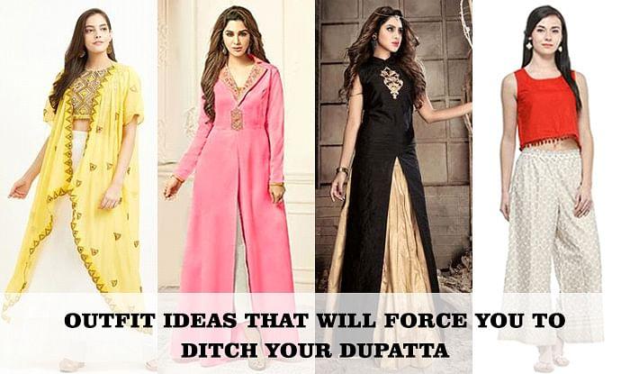 Outfit ideas that will force you to ditch your dupatta
