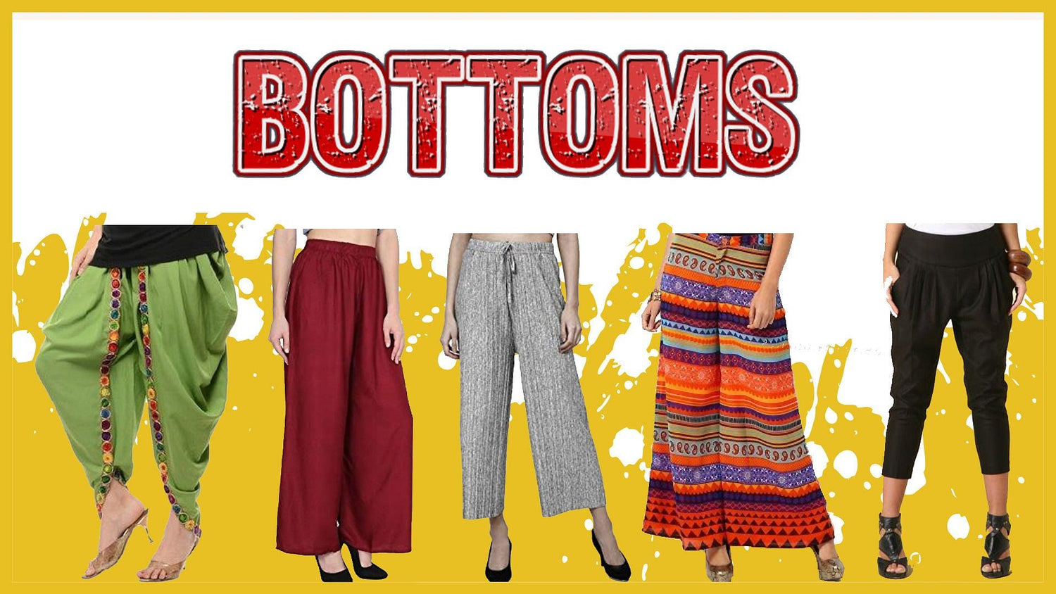 Stylish Bottom Wear For Ladies: Online Shopping