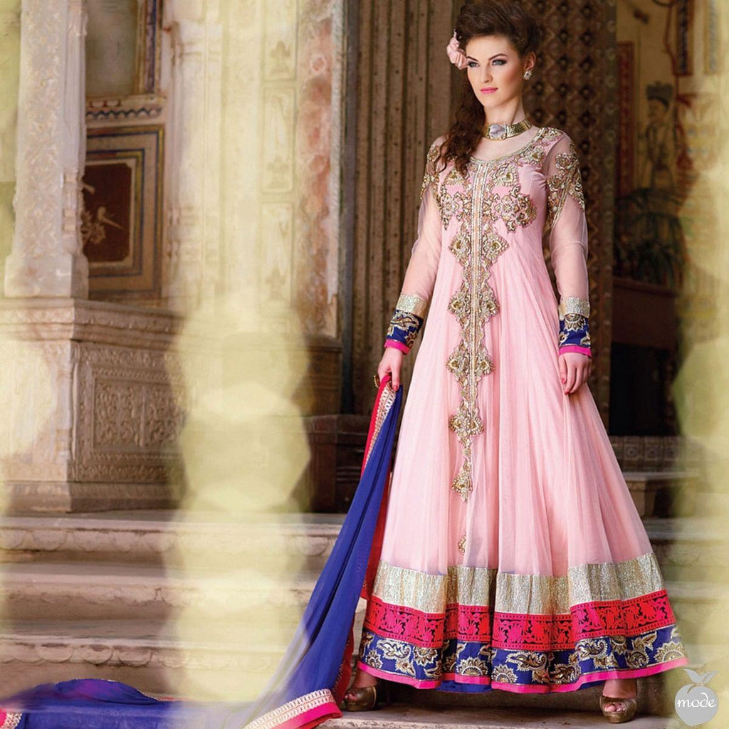Divine International Trading Co Women's Georgette Salwar Suit, Pink :  Clothing, Shoes & Jewelry - Amazon.co.jp