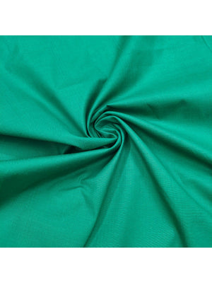 Elegant Rama Green Bandhani Print Pure Cotton Dress Material with Dupatta - Image 2