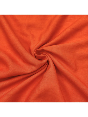Elegant Orange Bandhani Print Pure Cotton Dress Material with Dupatta - Image 2