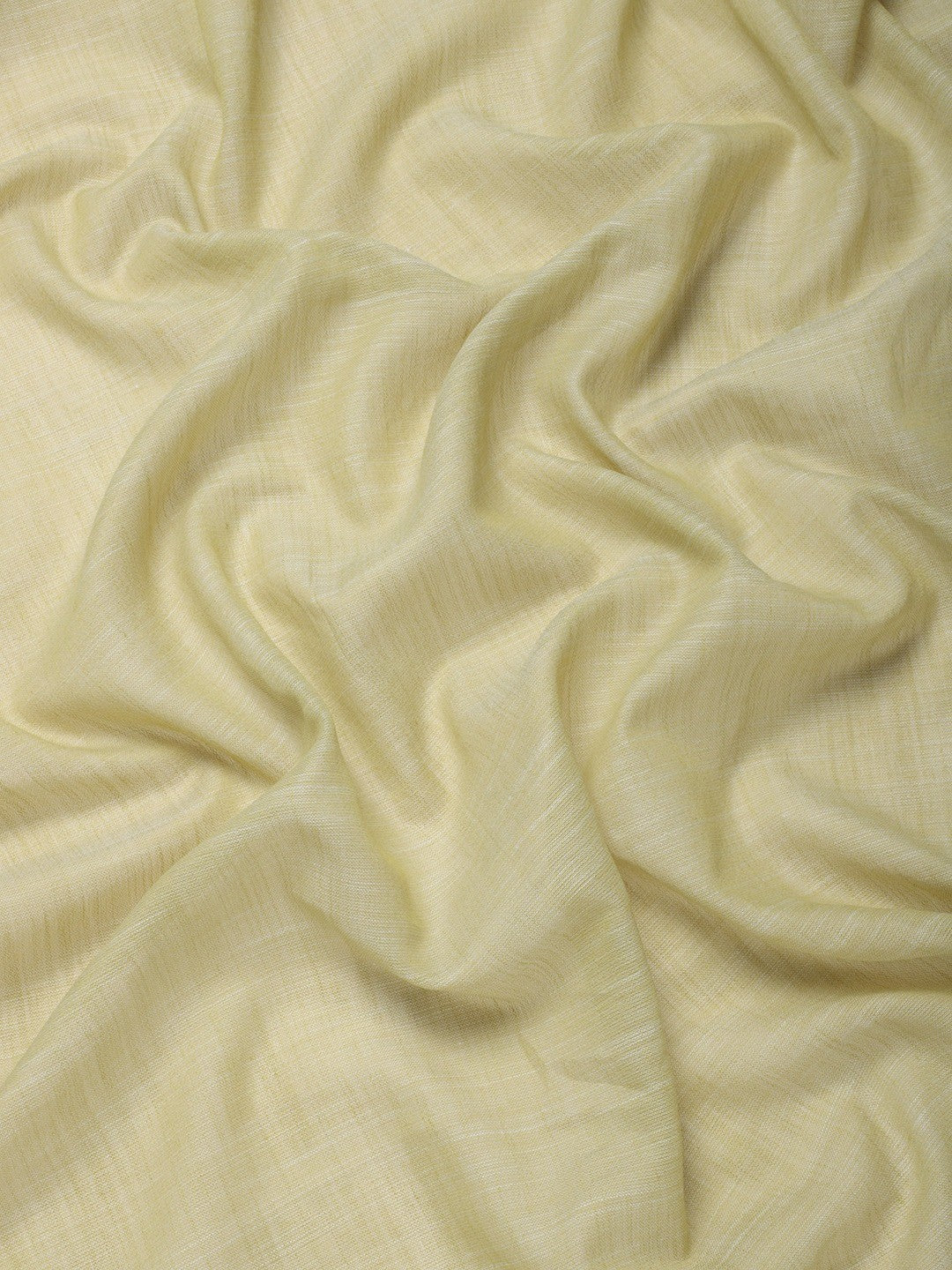 Pastle Olive Linen Saree with Subtle Zari Detailing Lightweight Occasion Wear - Image 4