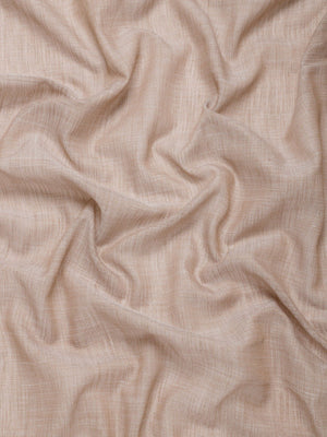 Brown Linen Saree with Subtle Zari Detailing Lightweight Occasion Wear - Image 2
