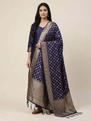 SVC-DUPATTA-1003-NAVYBLUE - Image 1