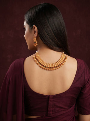 Gold Plated Alloy Choker Set - Image 2