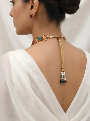 Gold Plated Alloy Choker Set - Image 1