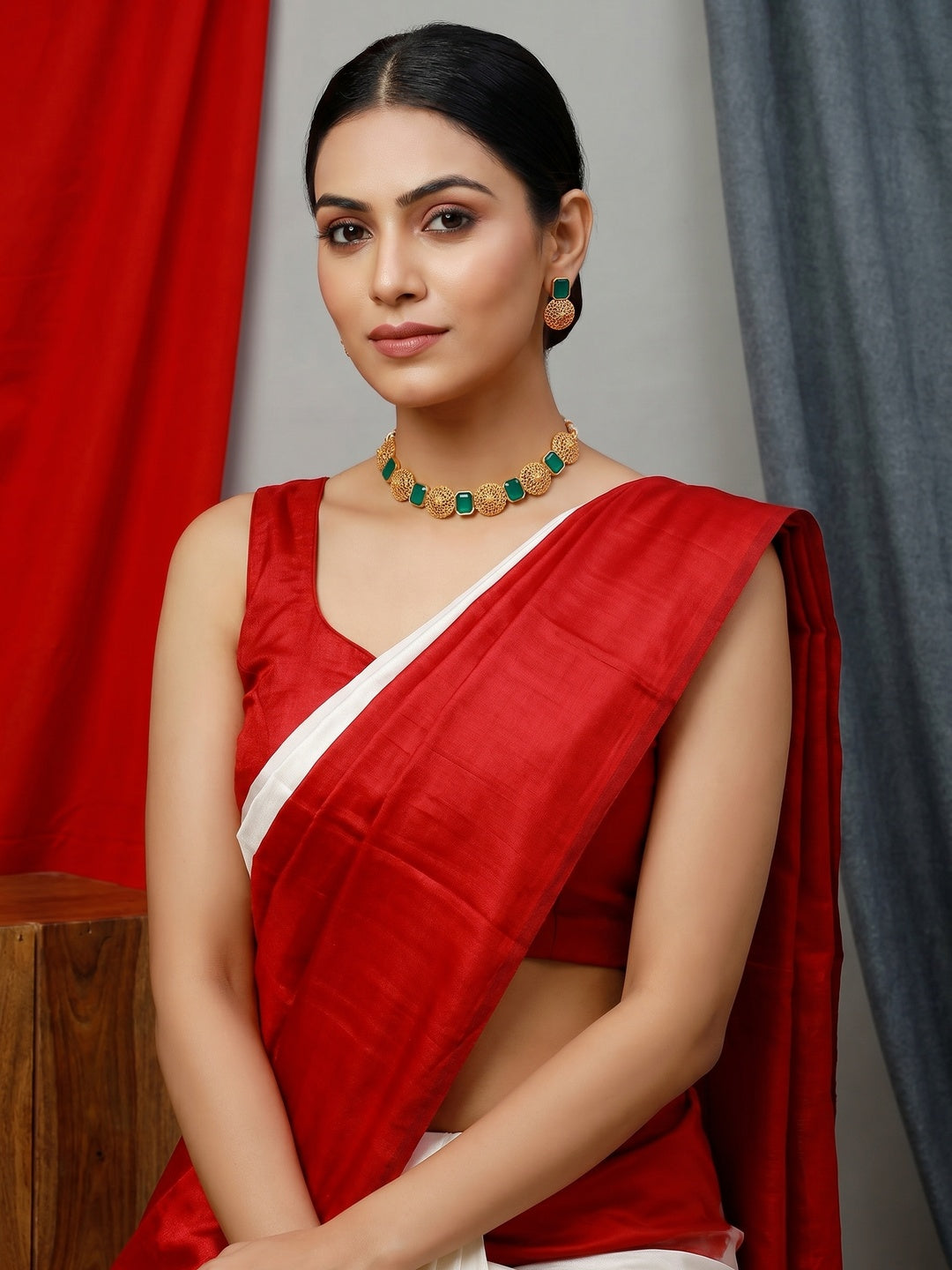Gold Plated Alloy Choker Set - Image 1