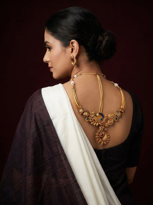 Gold Plated Alloy Necklace Set - Image 2