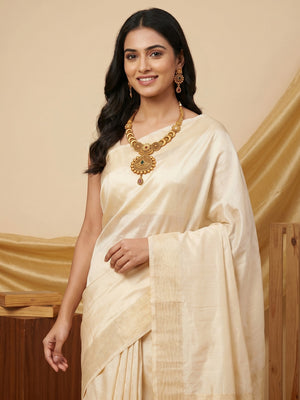Gold Plated Alloy Necklace Set - Image 1