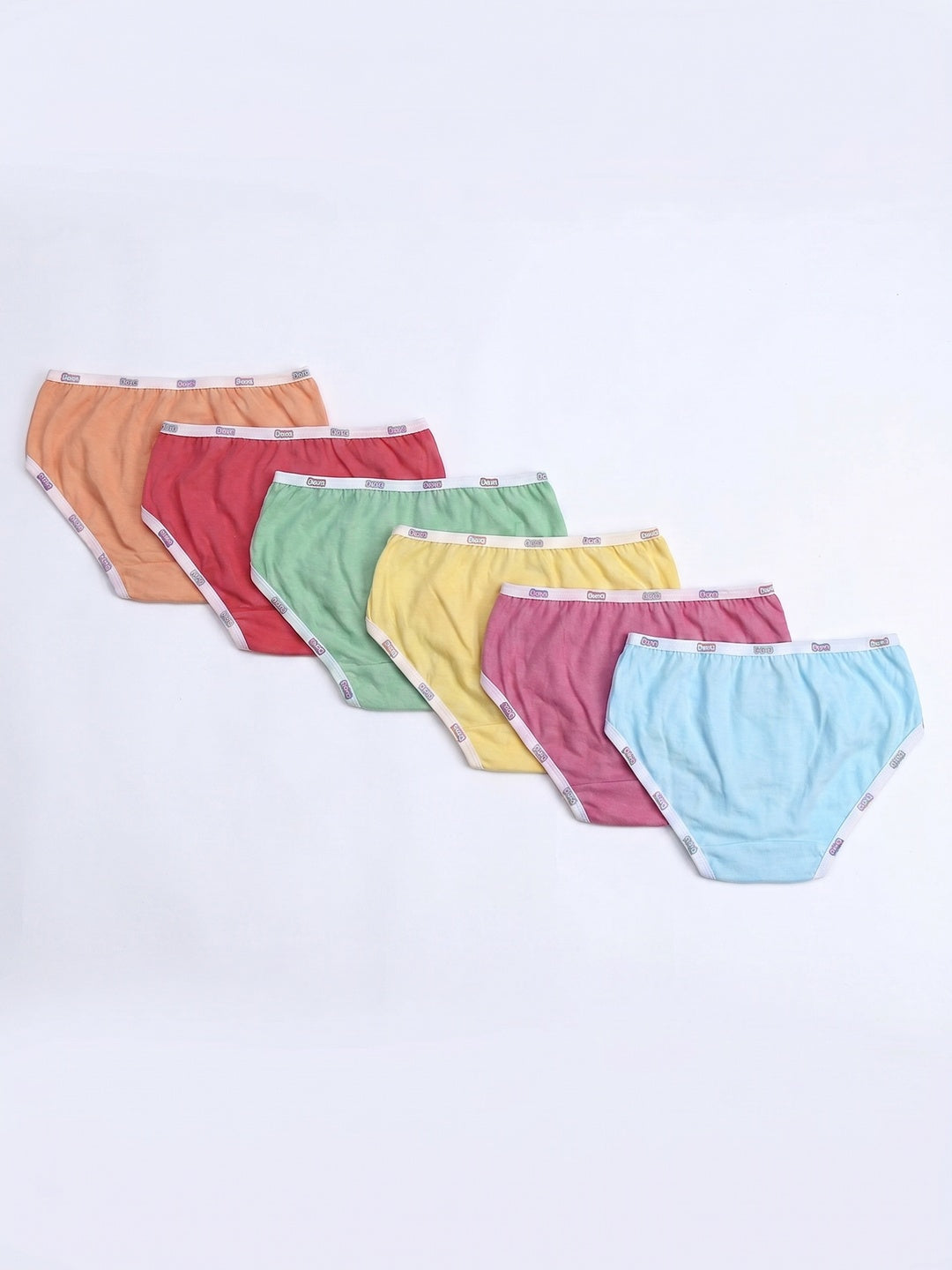 Multicolor Girls Dora Print Pure Cotton Panties (Pack of 6) - Image 2