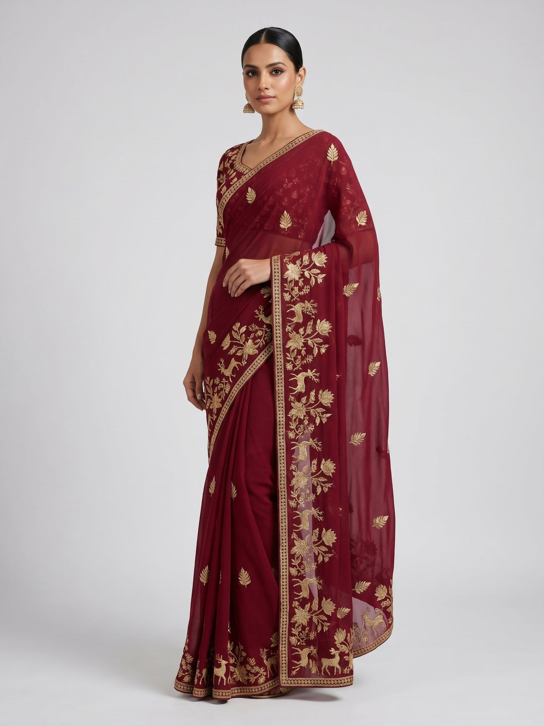 ARSA-SAGRIKA-MAROON - Image 1
