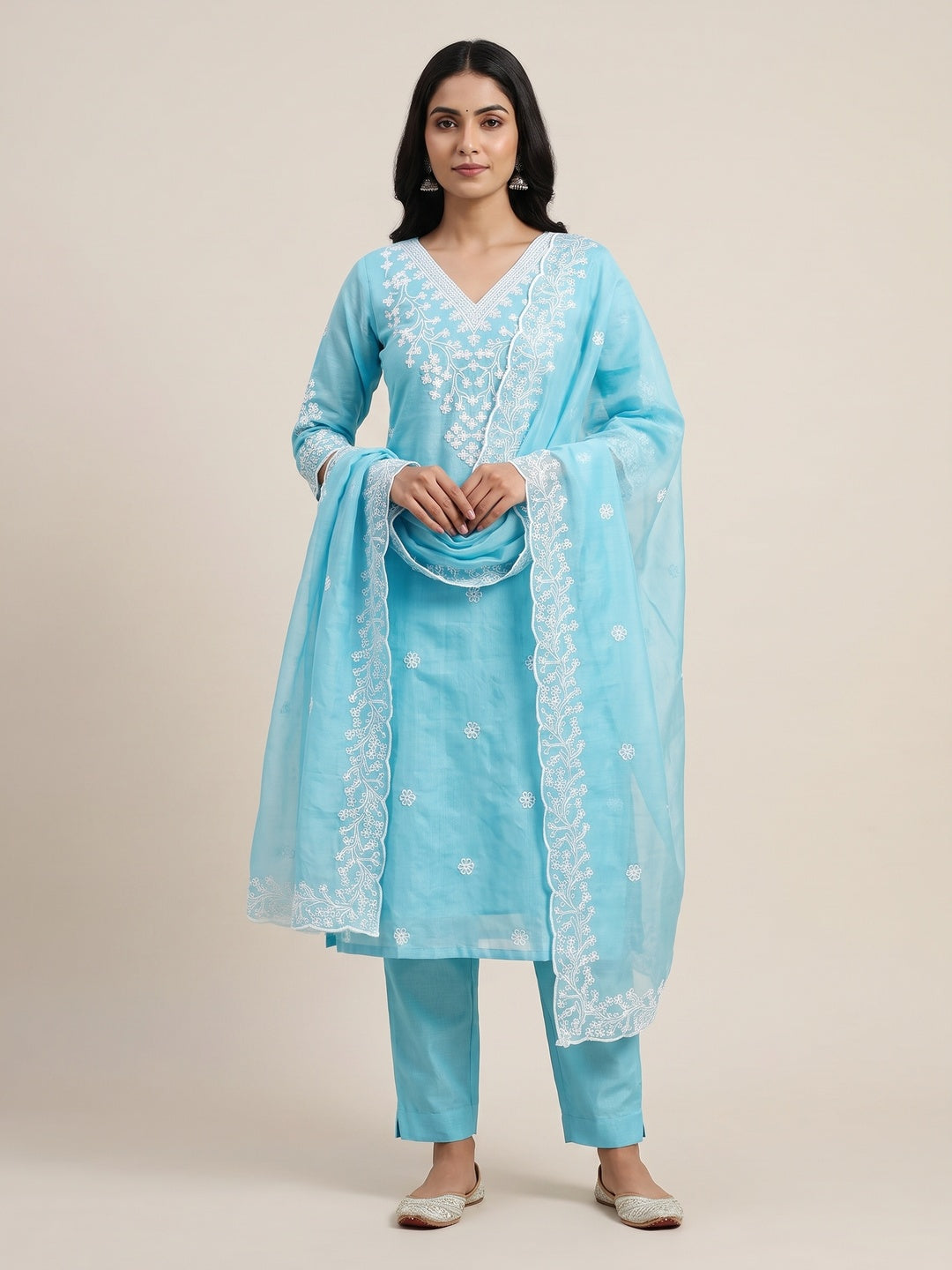 chanderi cotton dress materials online Pure Chanderi Cotton Banarasi Dress material  The Handlooms