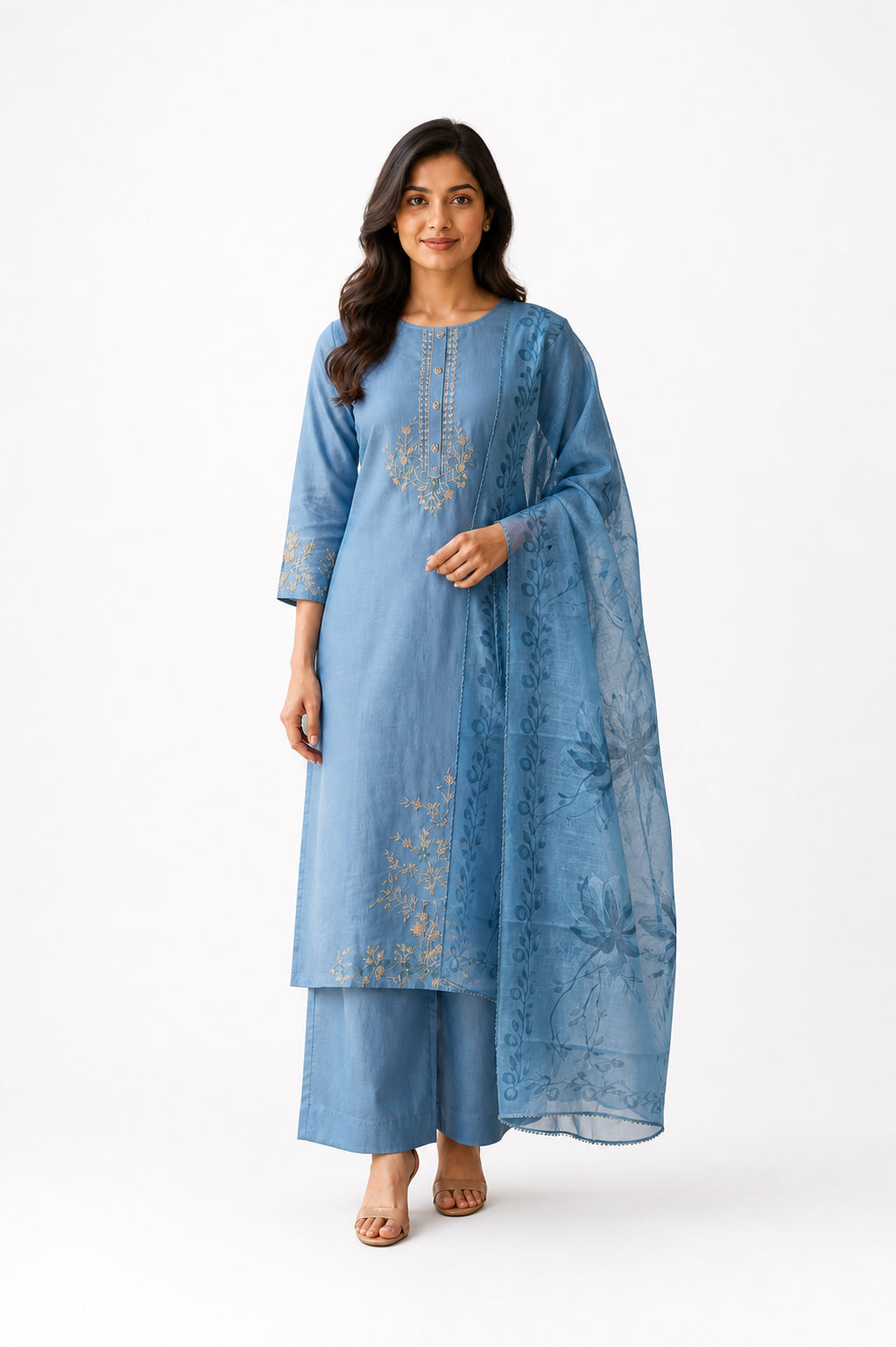 AARD-3723-SKYBLUE white-background model view