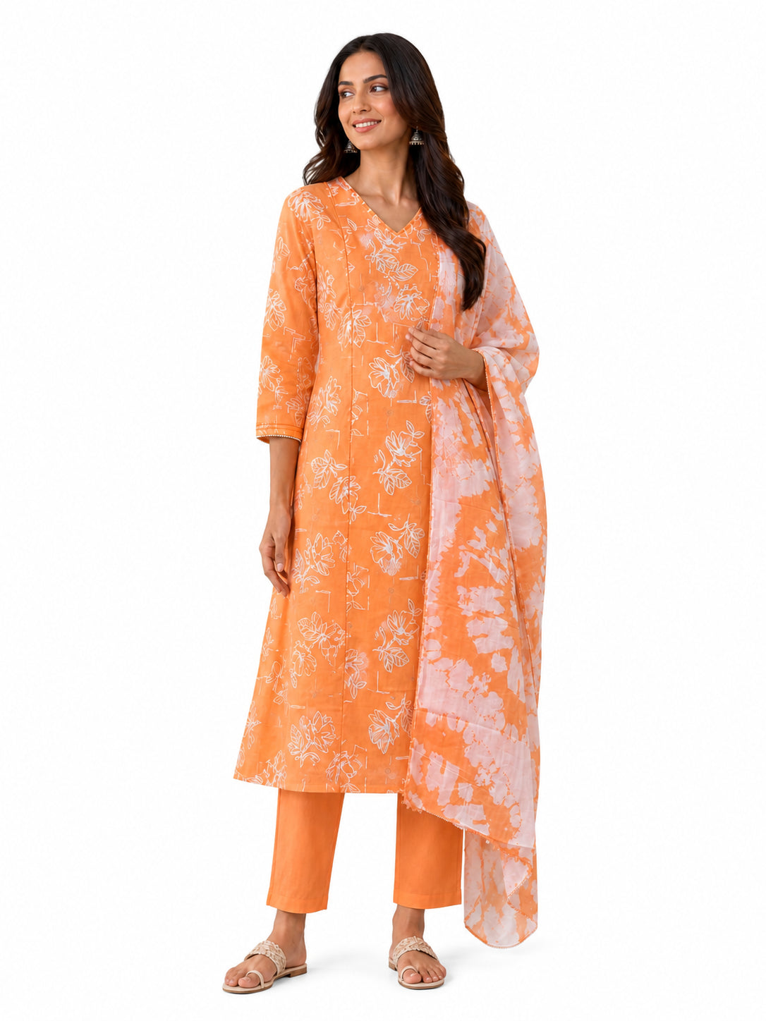 AARD-3627-PEACH white-background model view