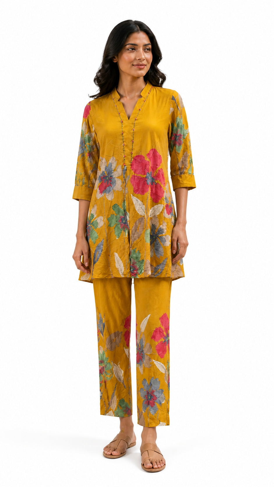 AARD-3924-MUSTARD white-background model view