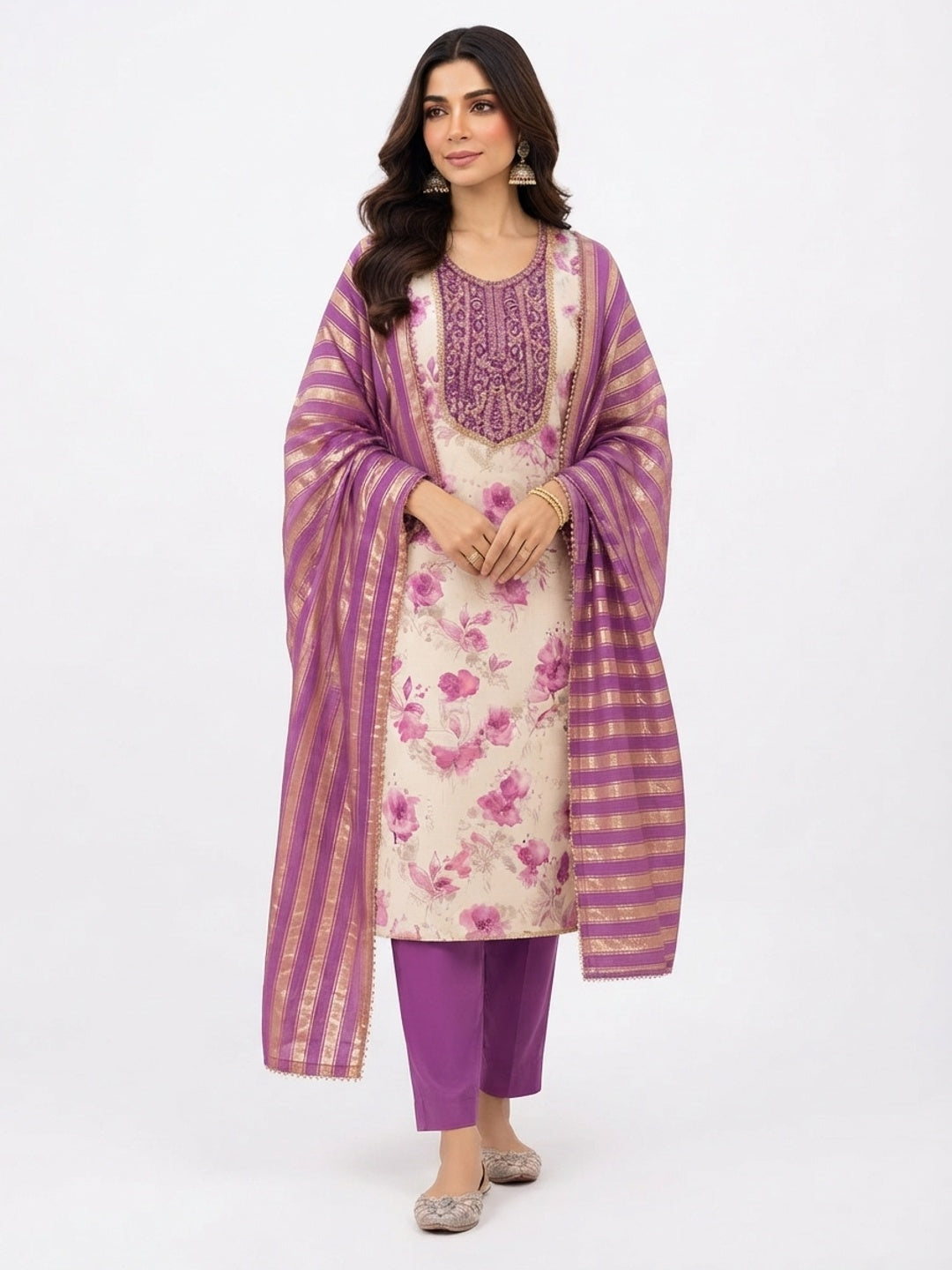 GNGR-DM-41151-PURPLE white background model view