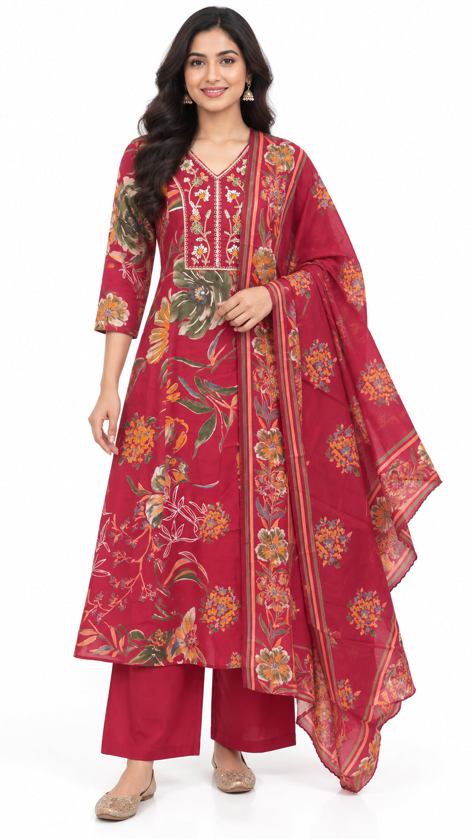 AARD-3712-RED white-background model view