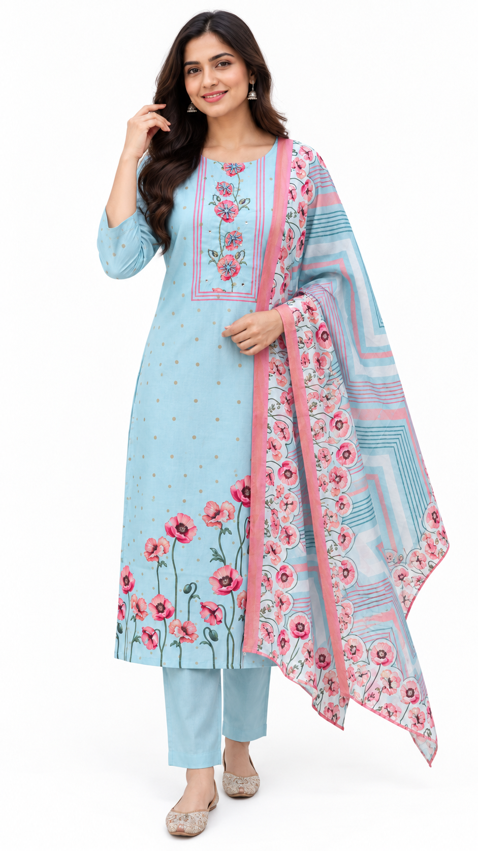 AARD-RPSM9013-SKYBLUE white-background model view