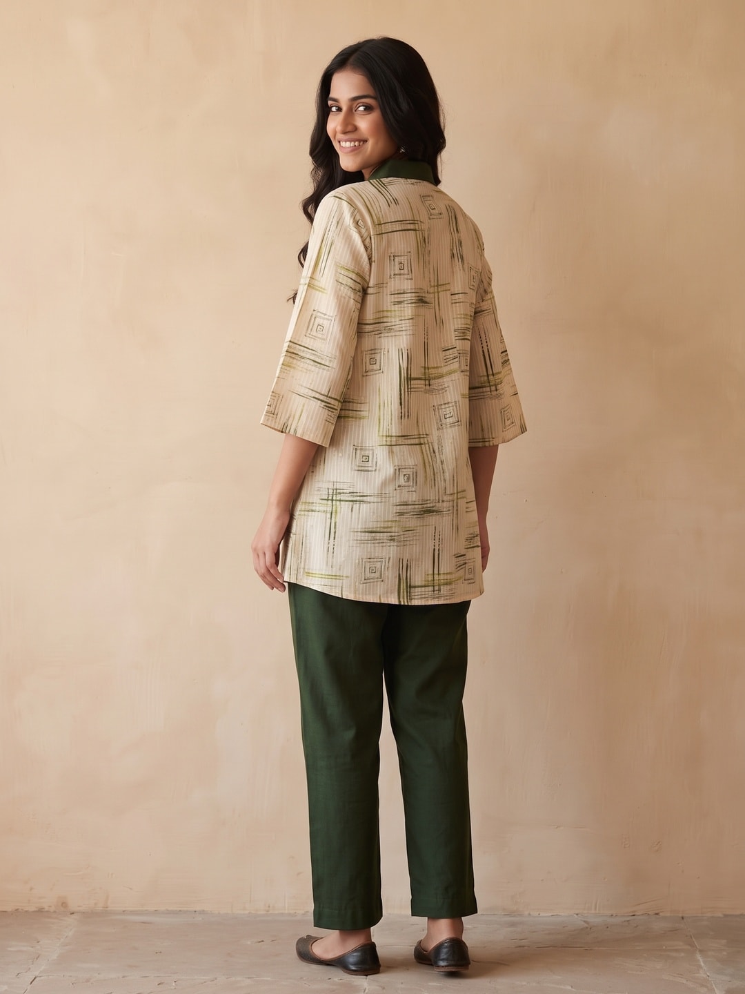 Peachmode Green Miracle Roman Co-ord Set - Image 4