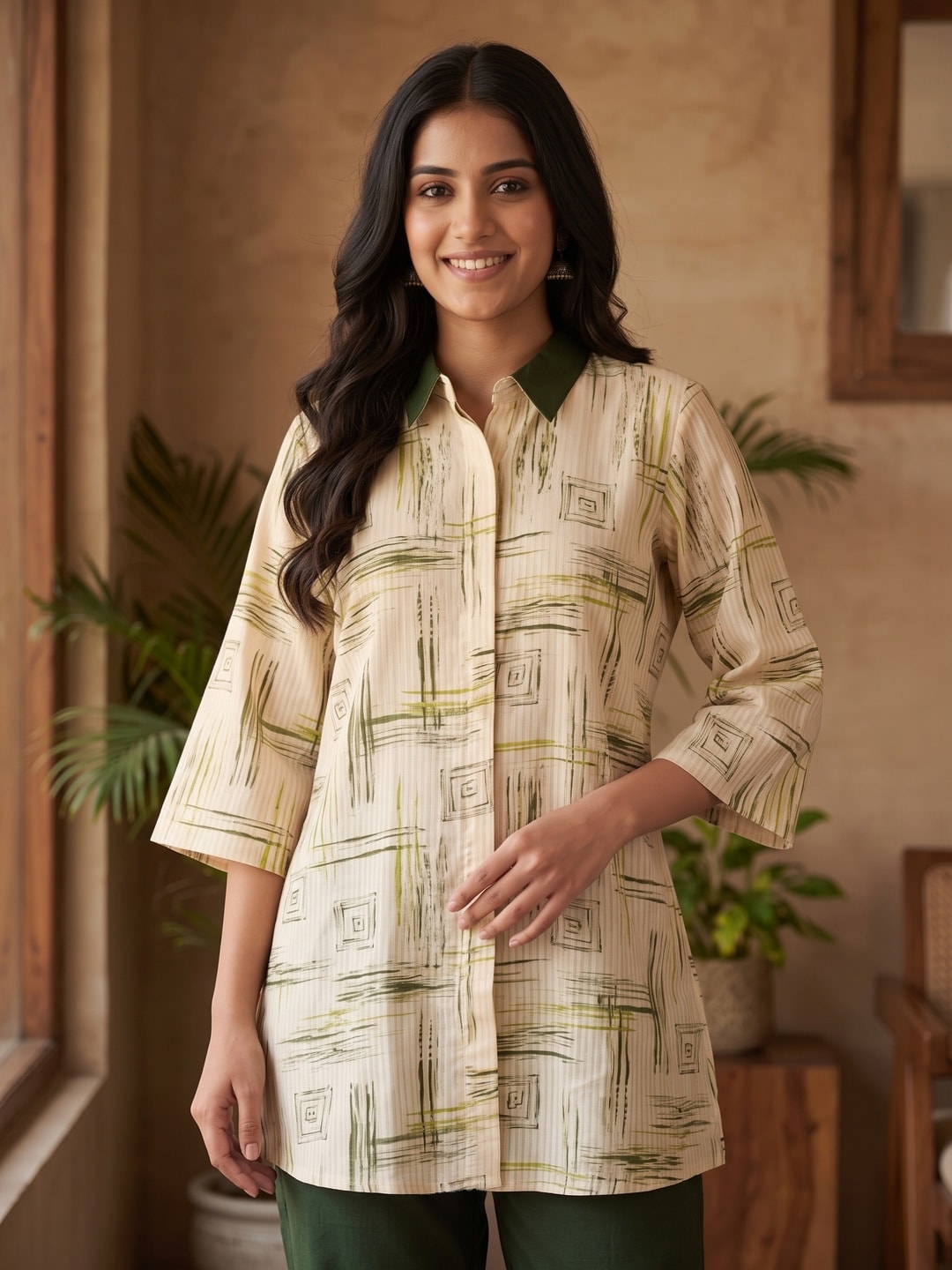 Peachmode Green Miracle Roman Co-ord Set - Image 5