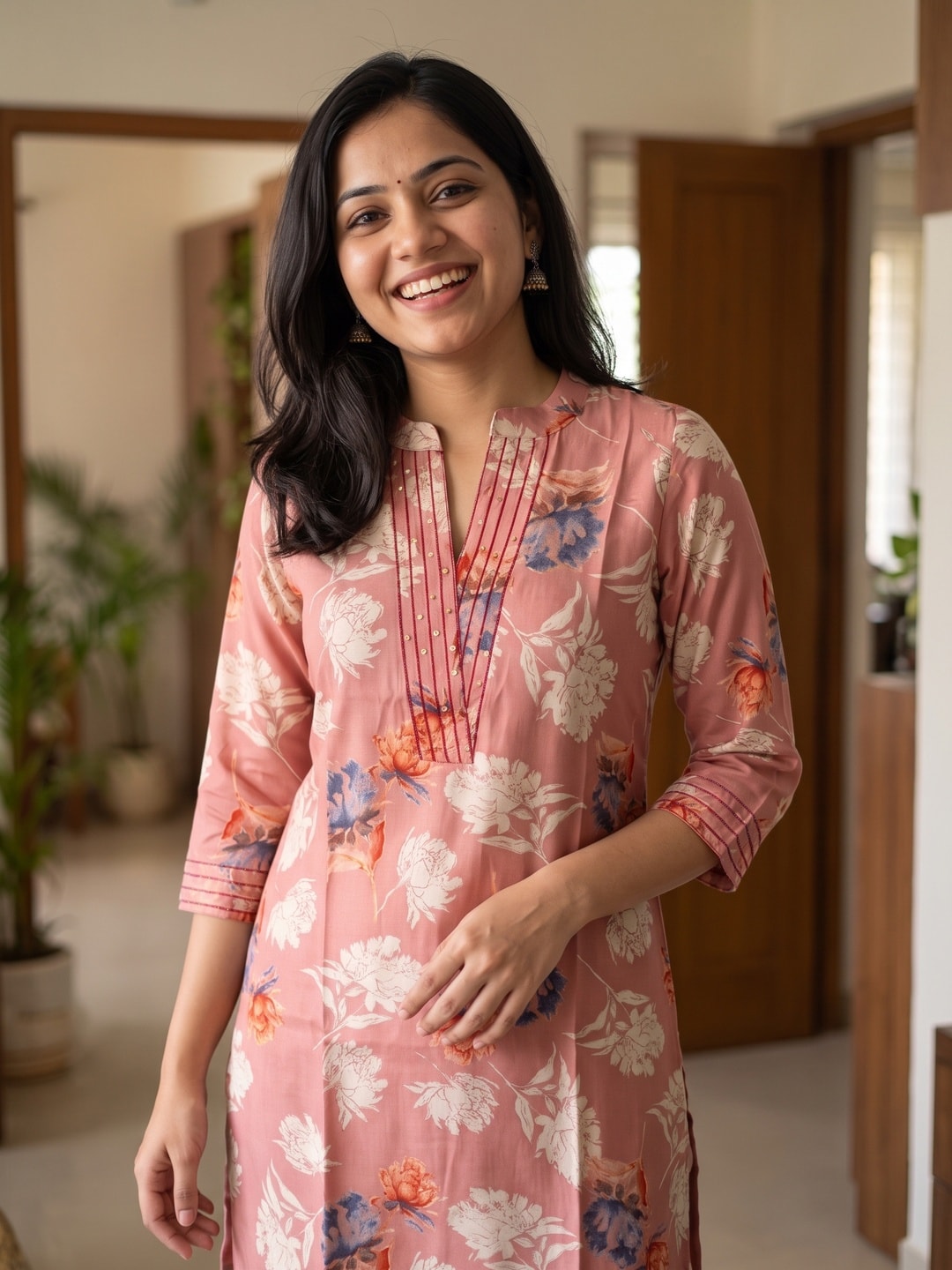 Peachmode Gajari Viscose Blend Kurti - Image 5