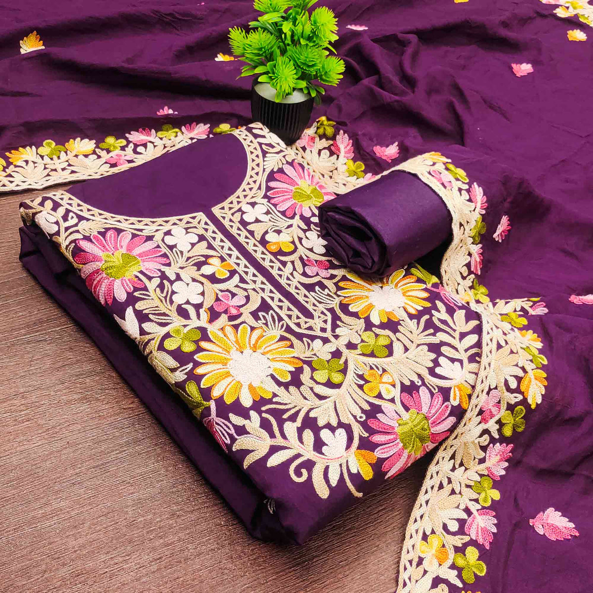 purple color dress material Bandhani Dress Purple Colour Dress Material Pure Rayon Bandhej Bandhani Dress Material Wholesaler Kgm Brand Color
