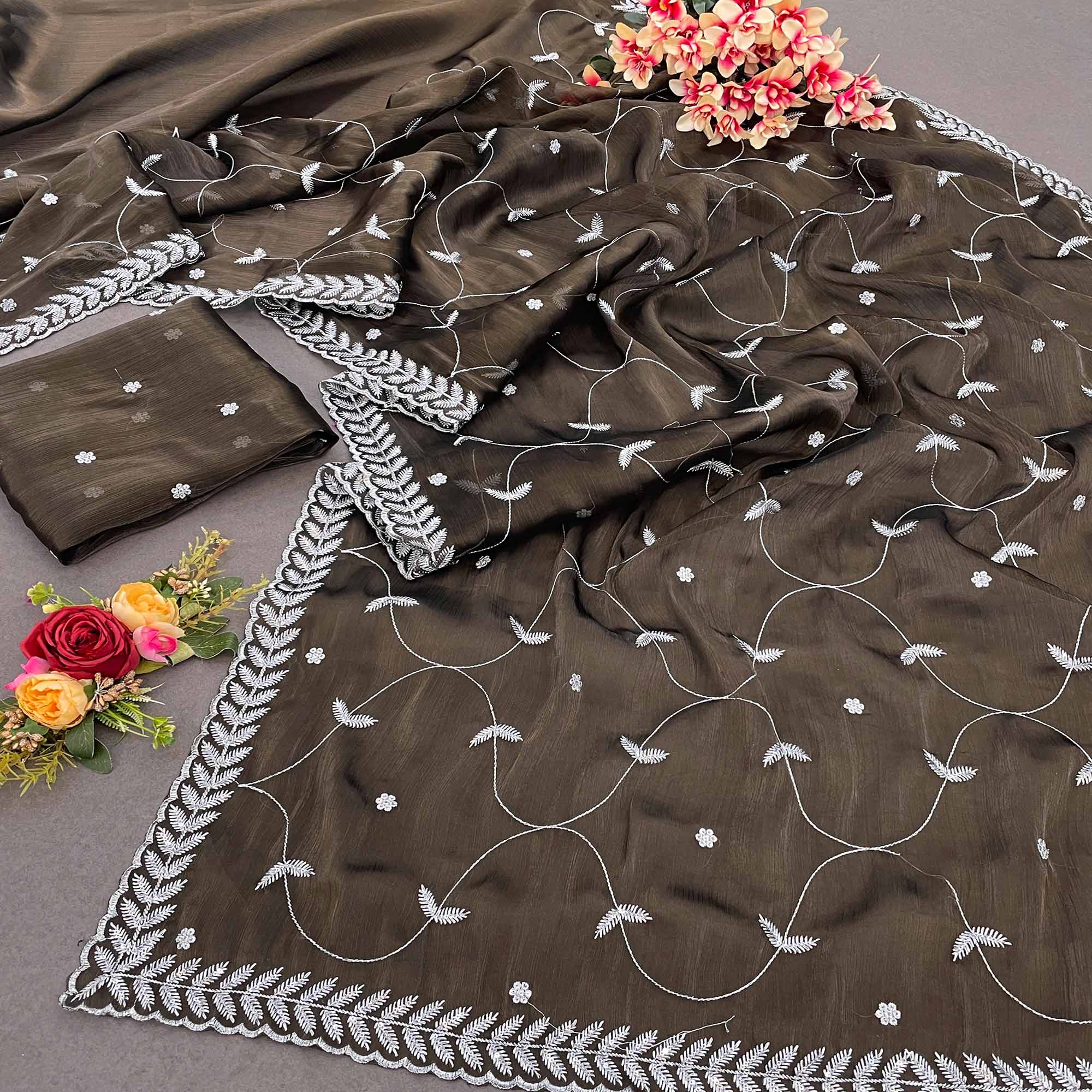 Light Mehendi Green Fresh Handloom Saree main image 0