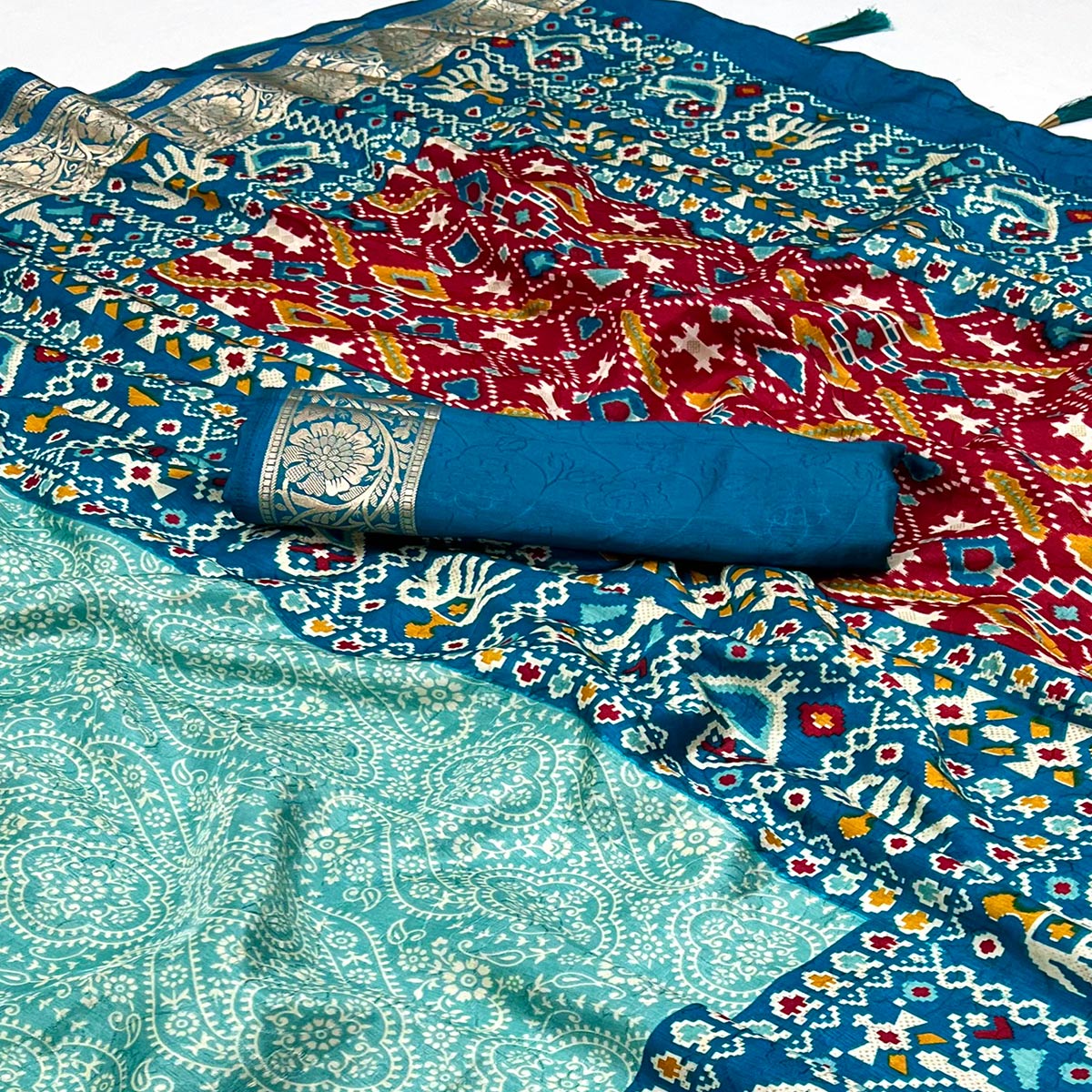 GRNR-HATHI-SLK-TURQUOBLU