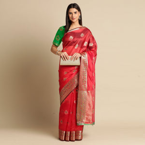 Rani Woven Organza Saree