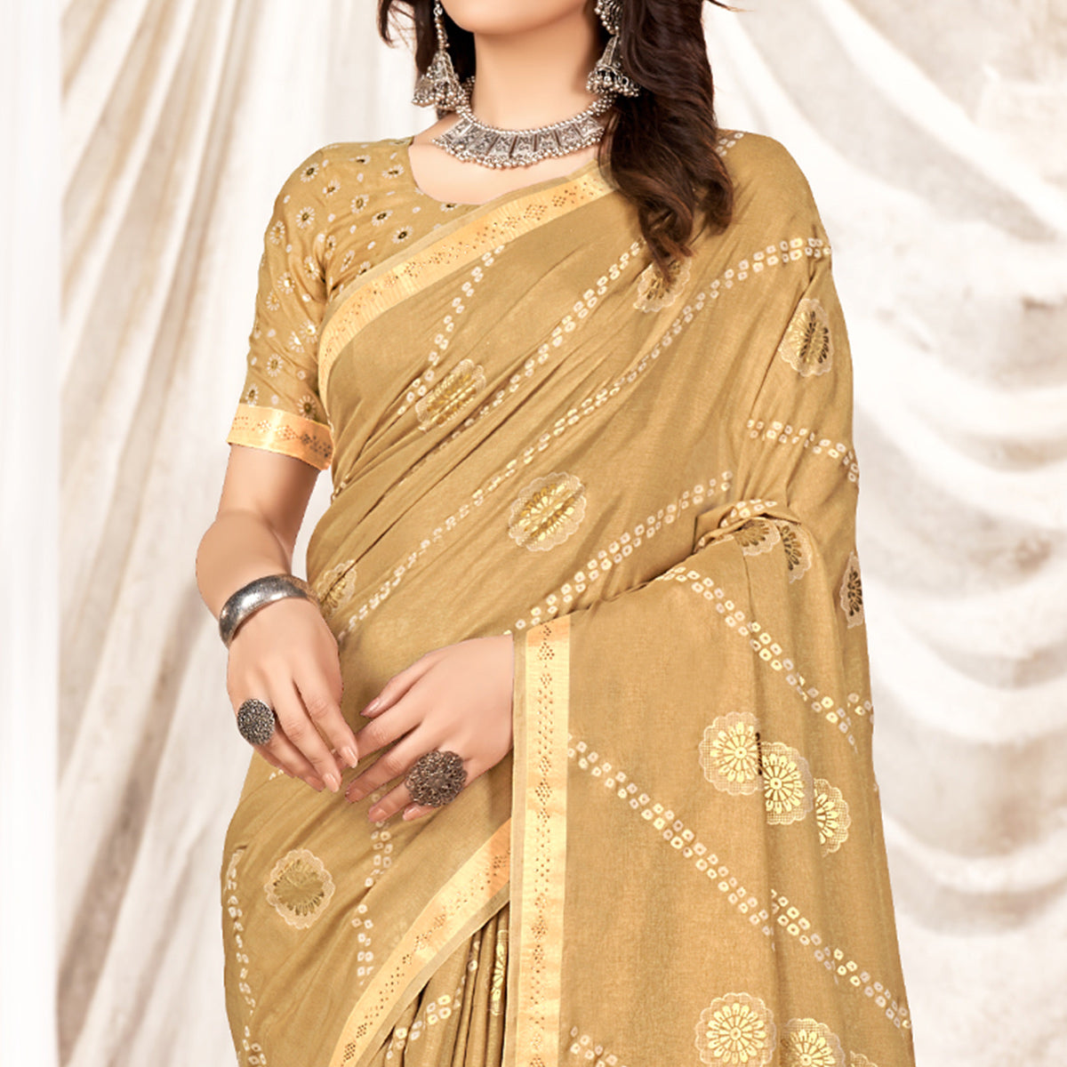 Latest Tussar Silk Sarees Online at Best Prices | Mirra Clothing