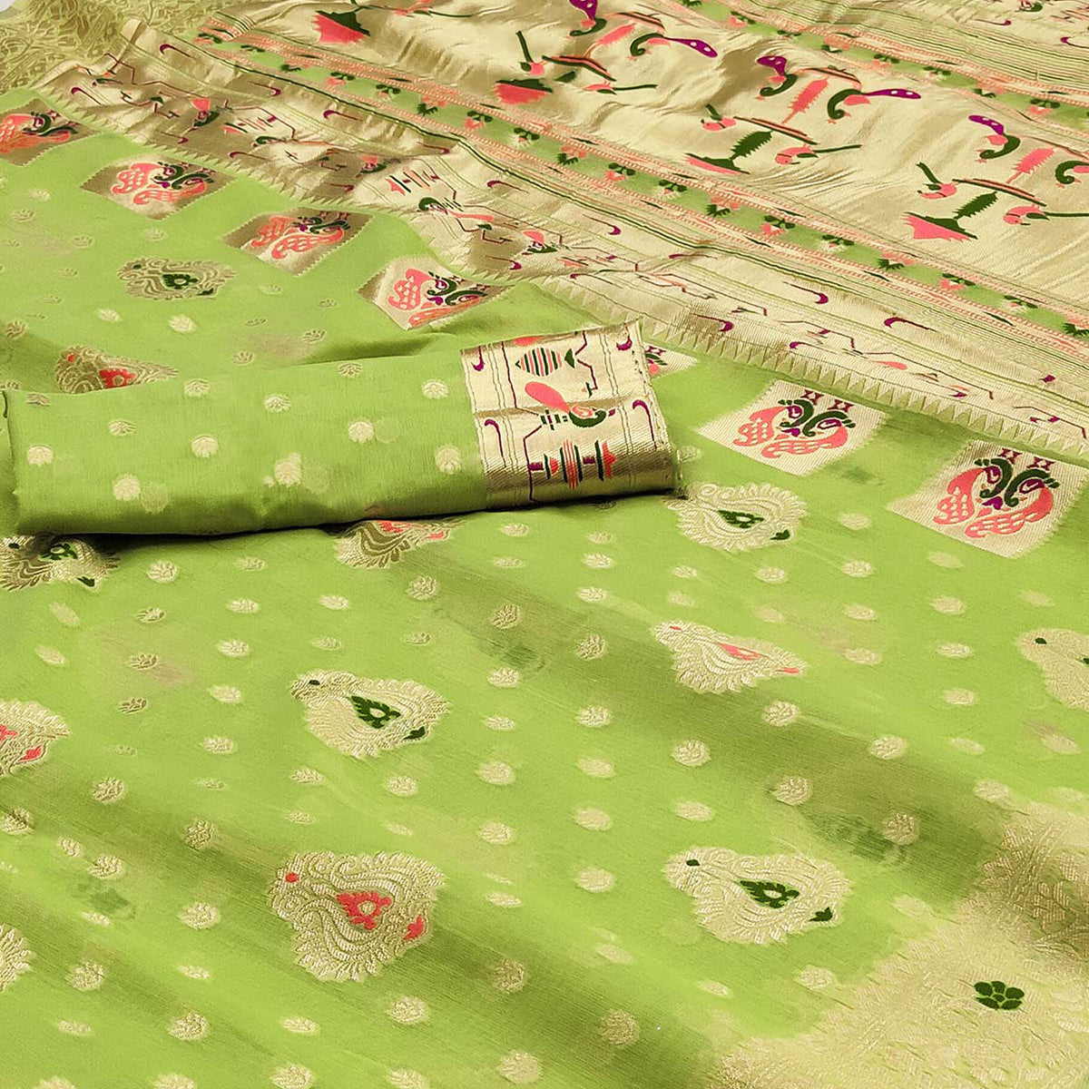 PEACH-RAGHAV-5058-GREEN