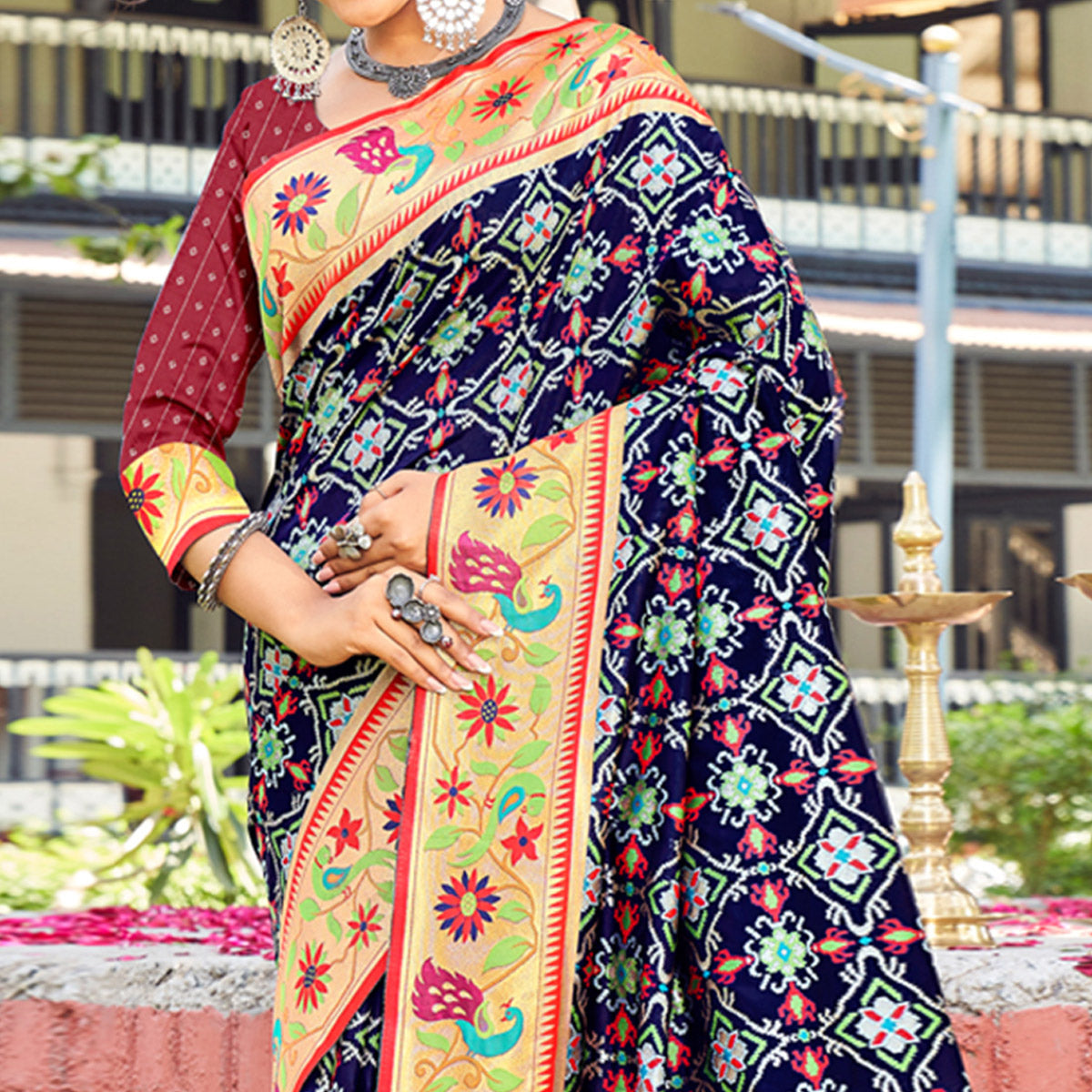 Patola Paithani Saree Silk New Design in India