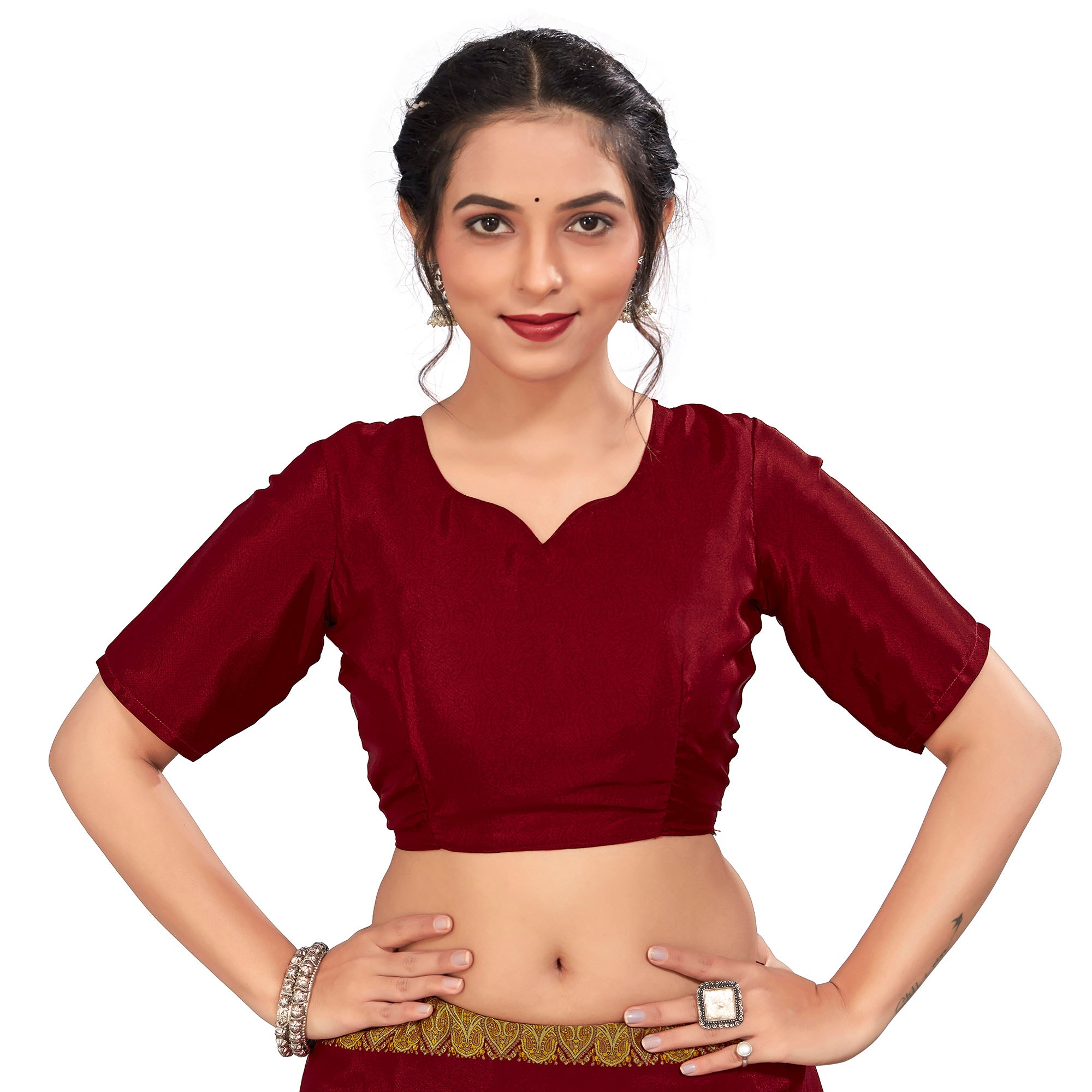 Mustard Printed Crepe Silk Saree