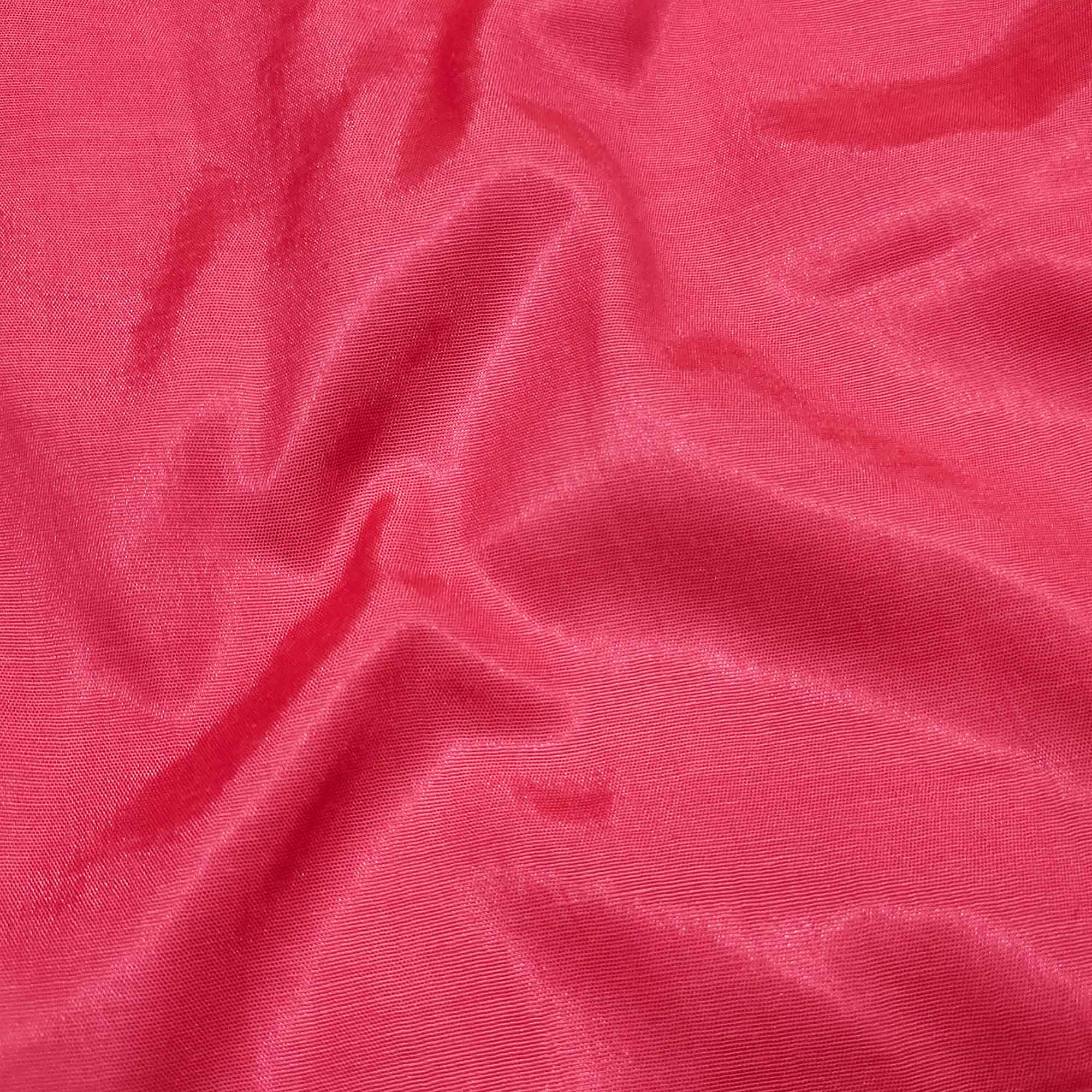 Pink Woven Organza Dress Material