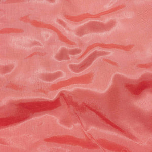 Peach Sequins Embroidered Organza Dress Material
