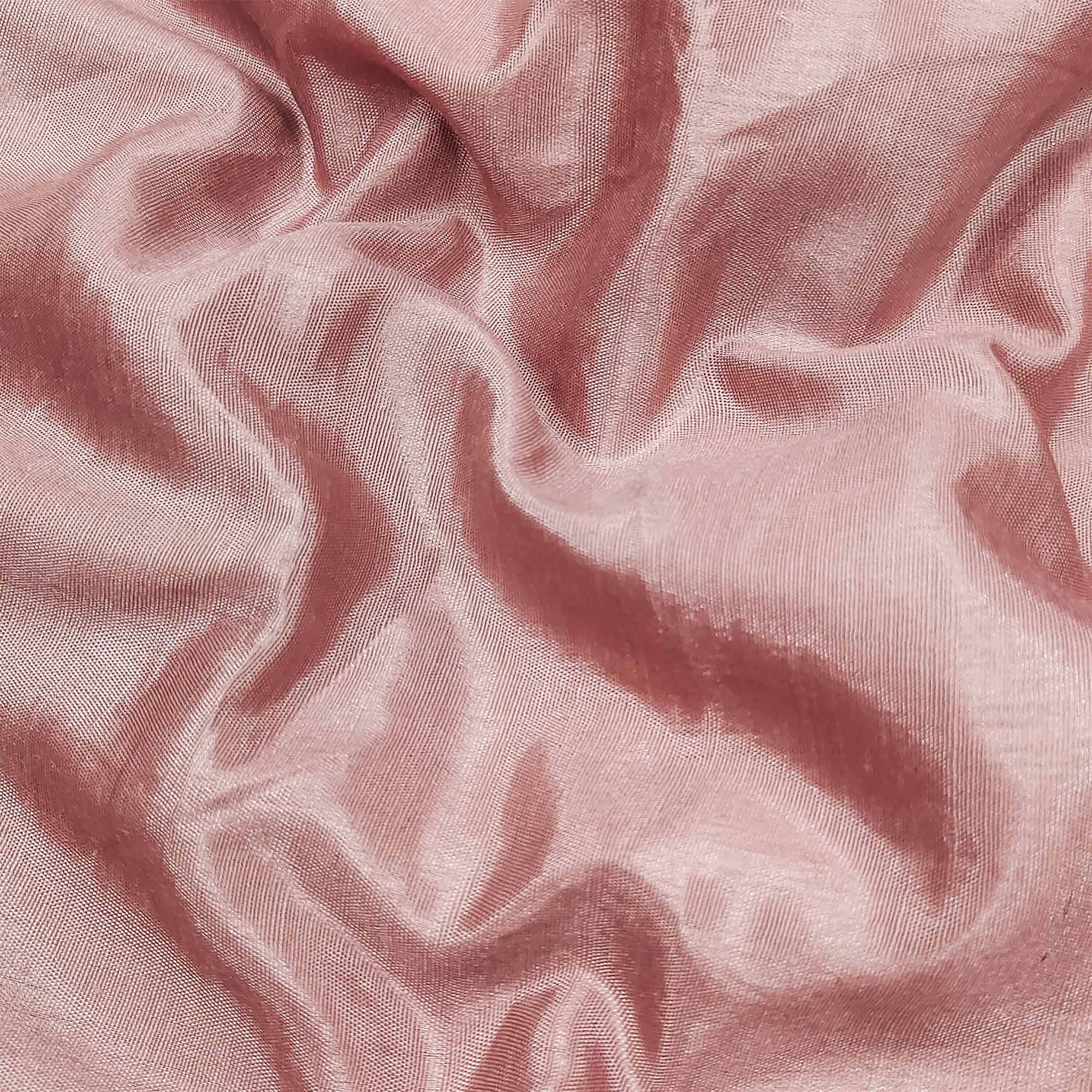 Light Mauve Sequins Embroidered Organza Dress Material