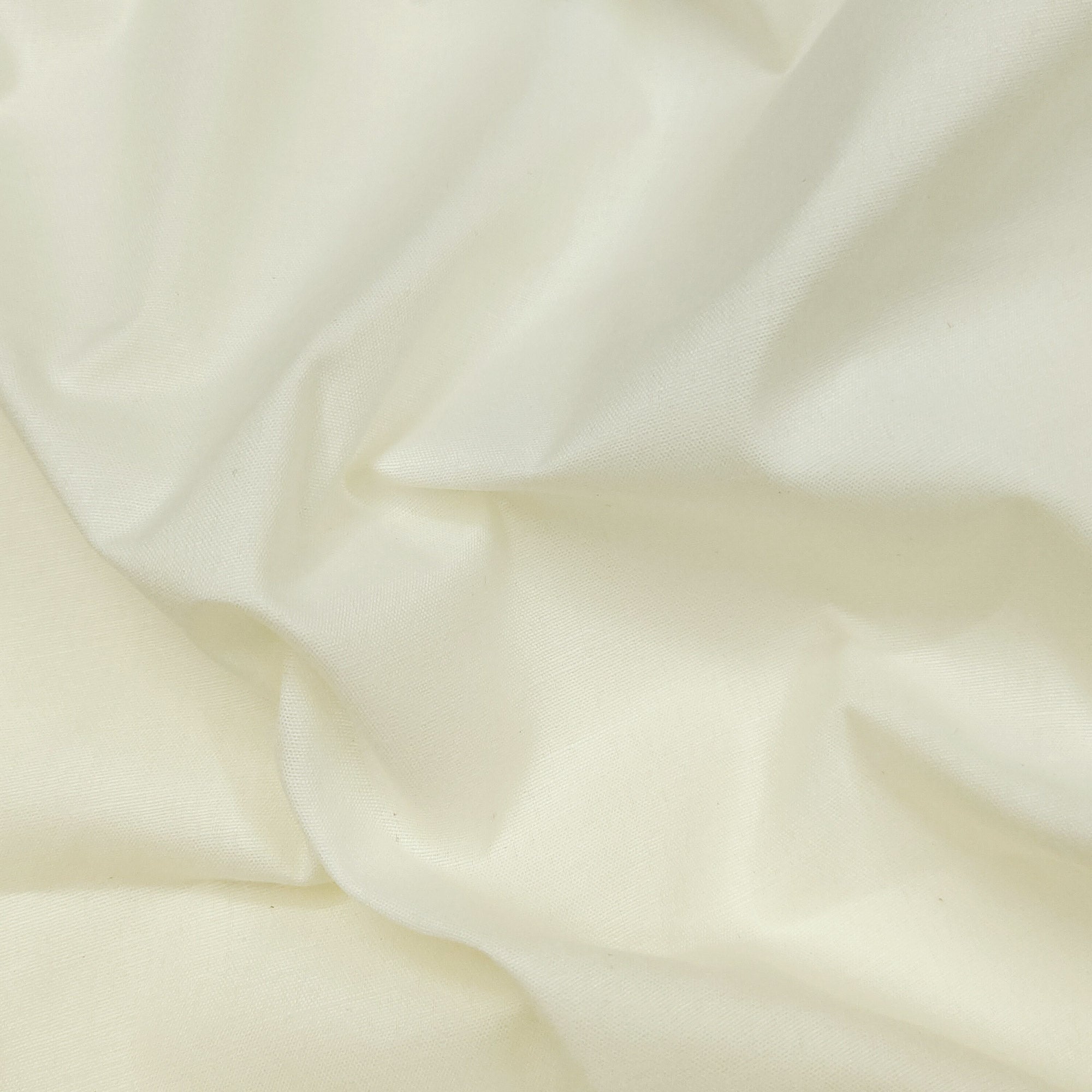 Off White Embroidered Cotton Blend Dress Material